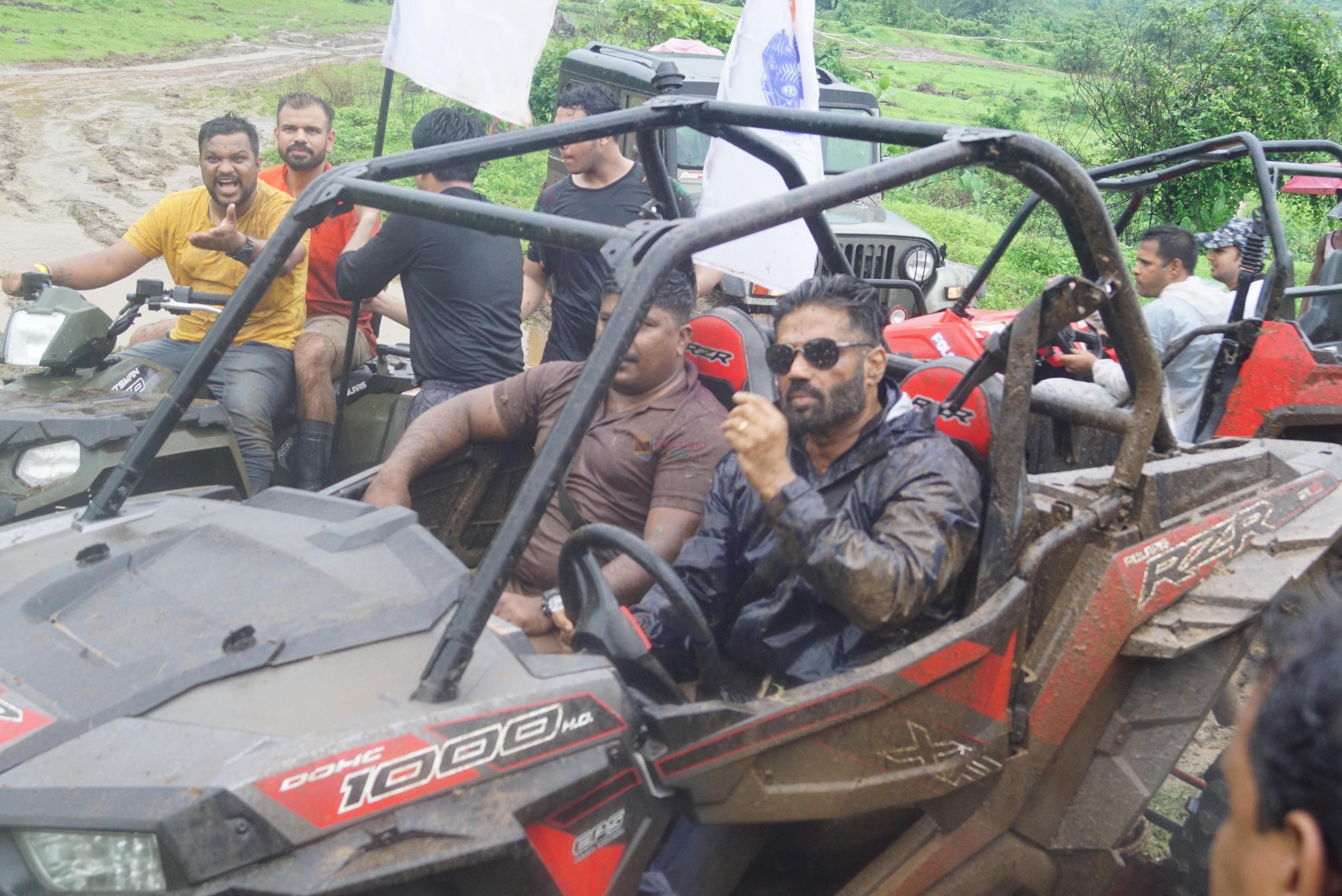 Sunil Shetty at India's 1st off Roading Rally Mud Skull Adventure on 10th July 2018