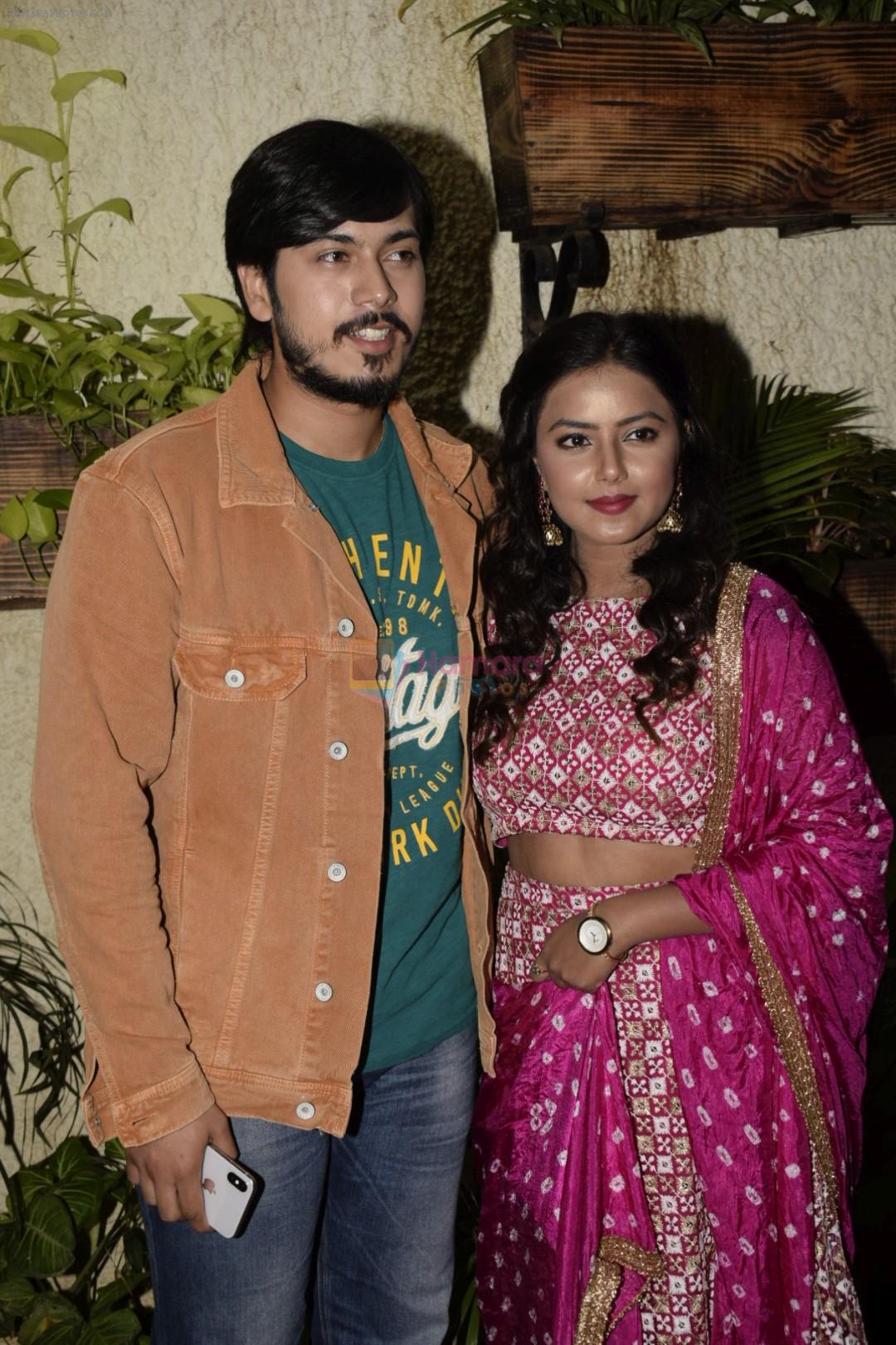 Rutwik Kendre, Monalisa Bhagal at the Screening of marathi film Dry Day in sunny sound juhu on 12th July 2018
