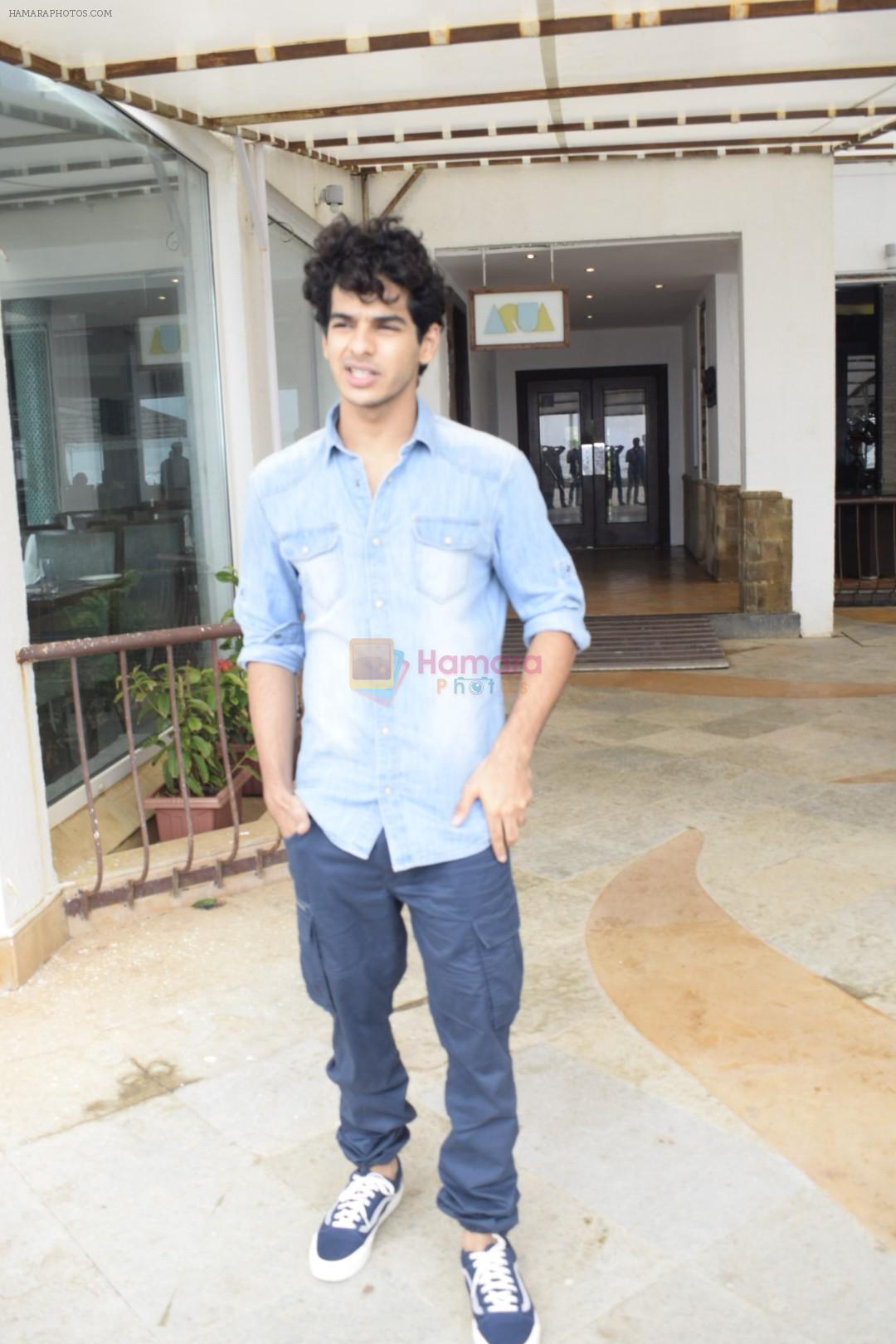 Ishaan Khattar promote for Dhadak at media interactions in Sun n Sand,juhu on 12th July 2018