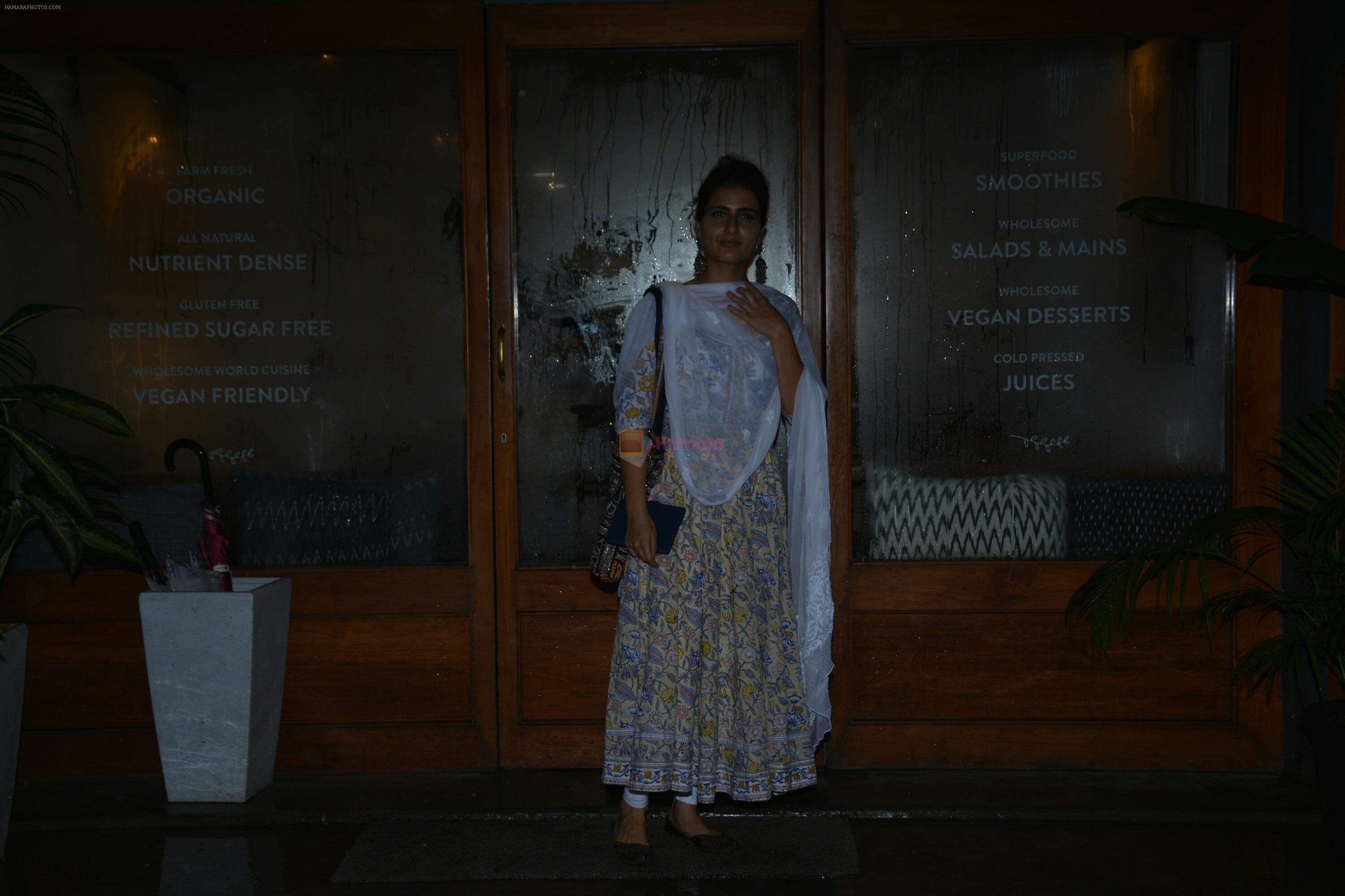 Fatima Sana shaikh spotted at bandra on 15th July 2018