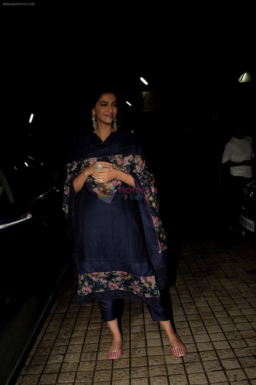 Sonam Kapoor at Dhadak Screening in Pvr Juhu on 15th July 2018