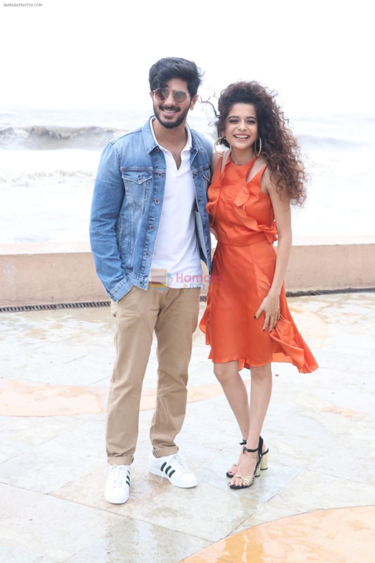 Dulquer Salmaan, Mithila Palkar during the promotional event of film Karwaan in Sun n Sand juhu on 15th July 2018