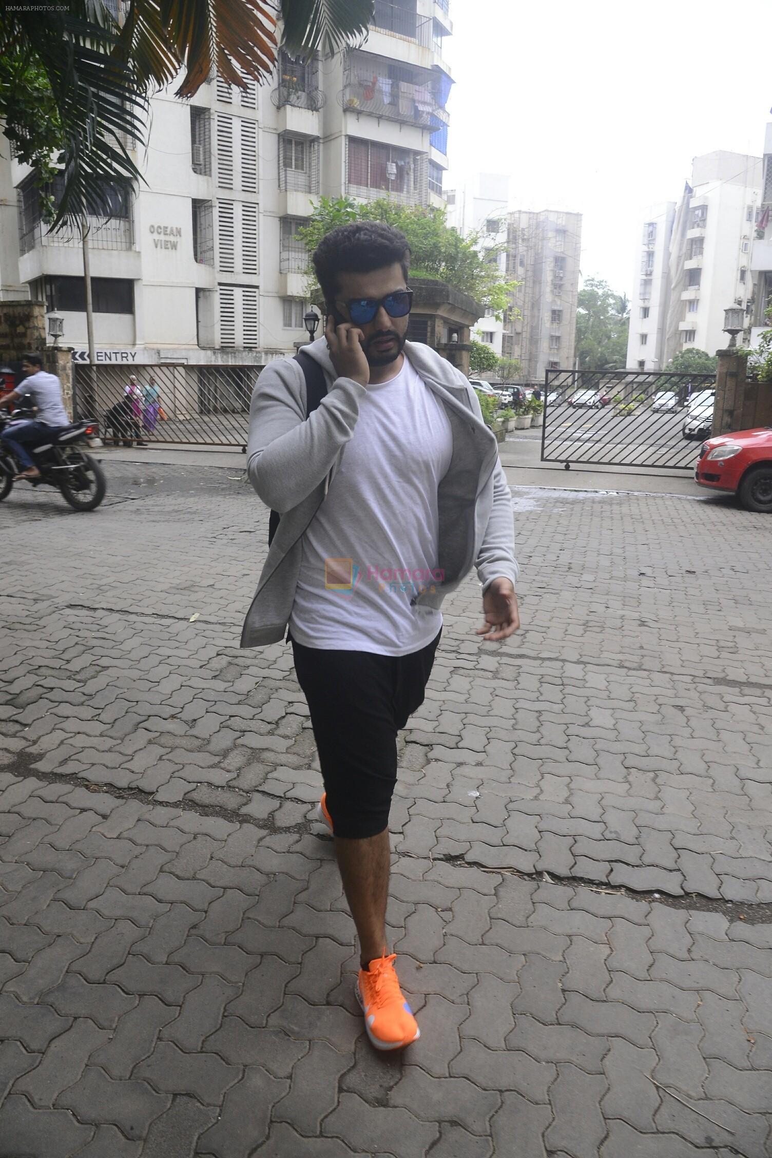 Arjun Kapoor spotted at Karan Johar's house in bandra on 22nd July 2018