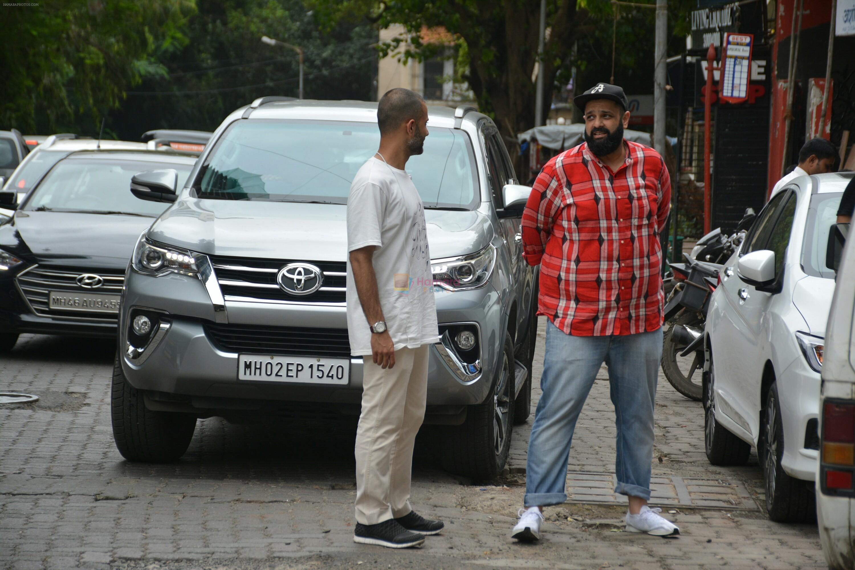 Anand Ahuja spotted outside his new store which will be launched this week in bandra on 26th July 2018