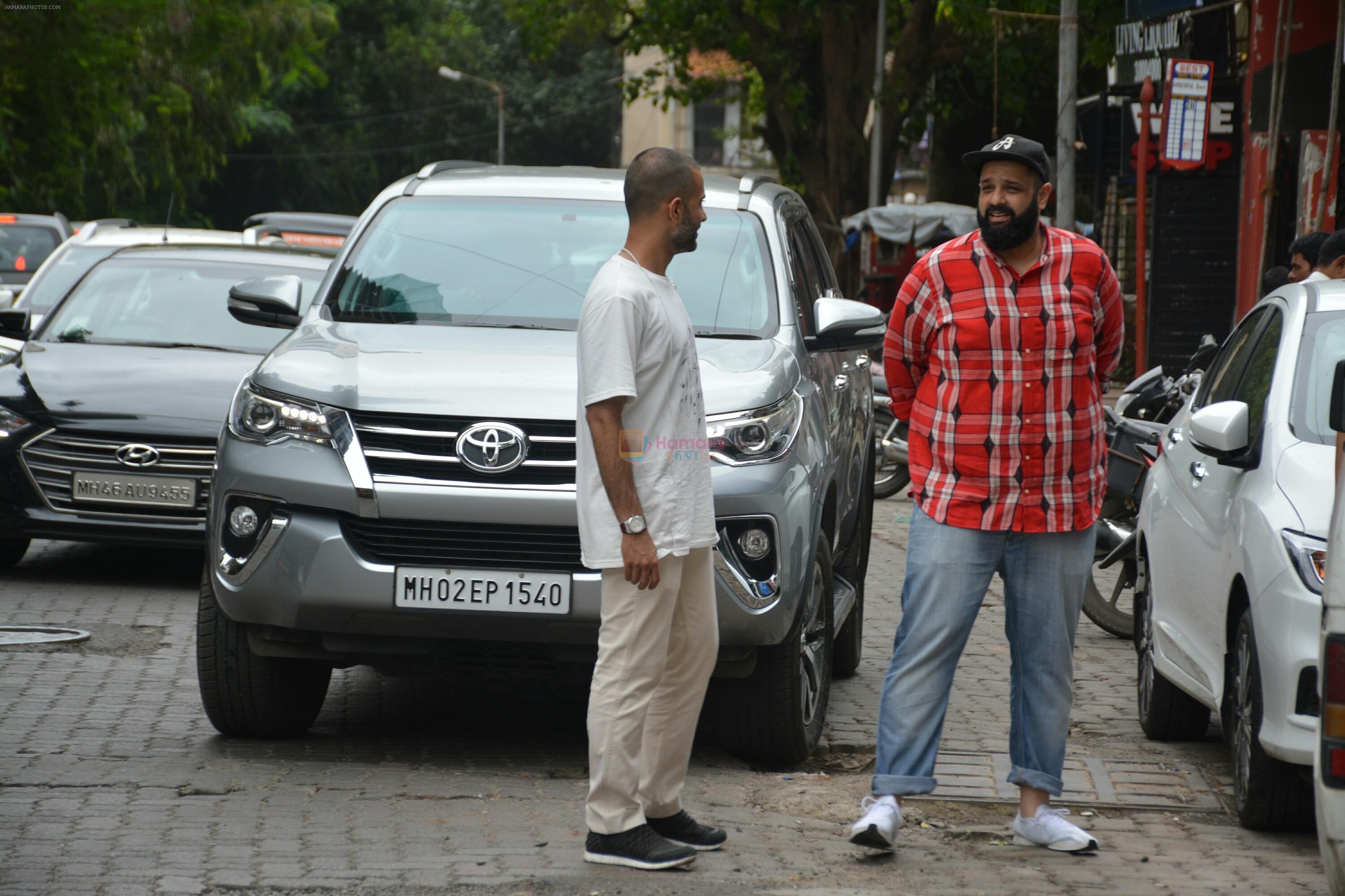 Anand Ahuja spotted outside his new store which will be launched this week in bandra on 26th July 2018