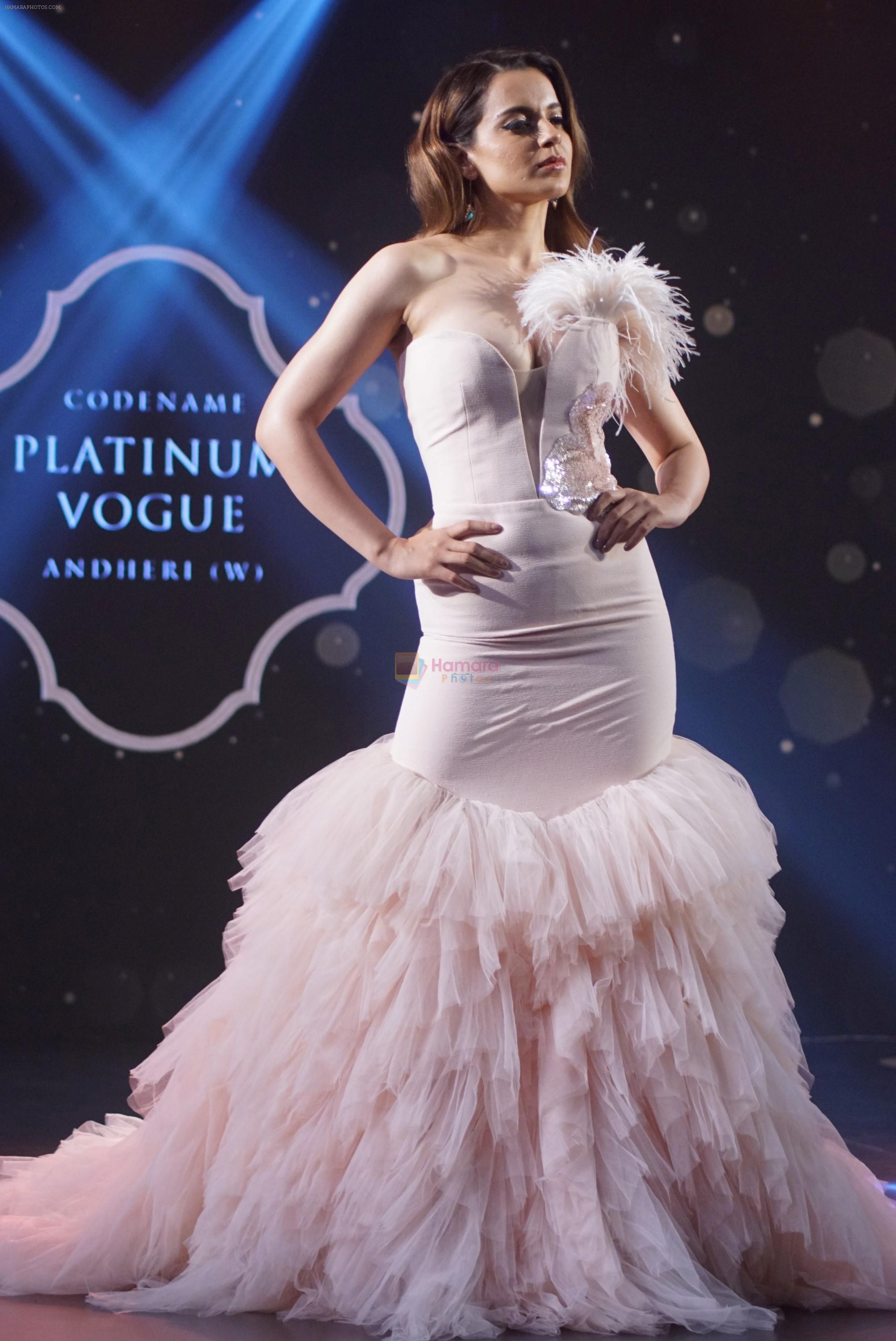 Kangana Ranaut at the Launch of Platinum Vogue on 27th July 2018