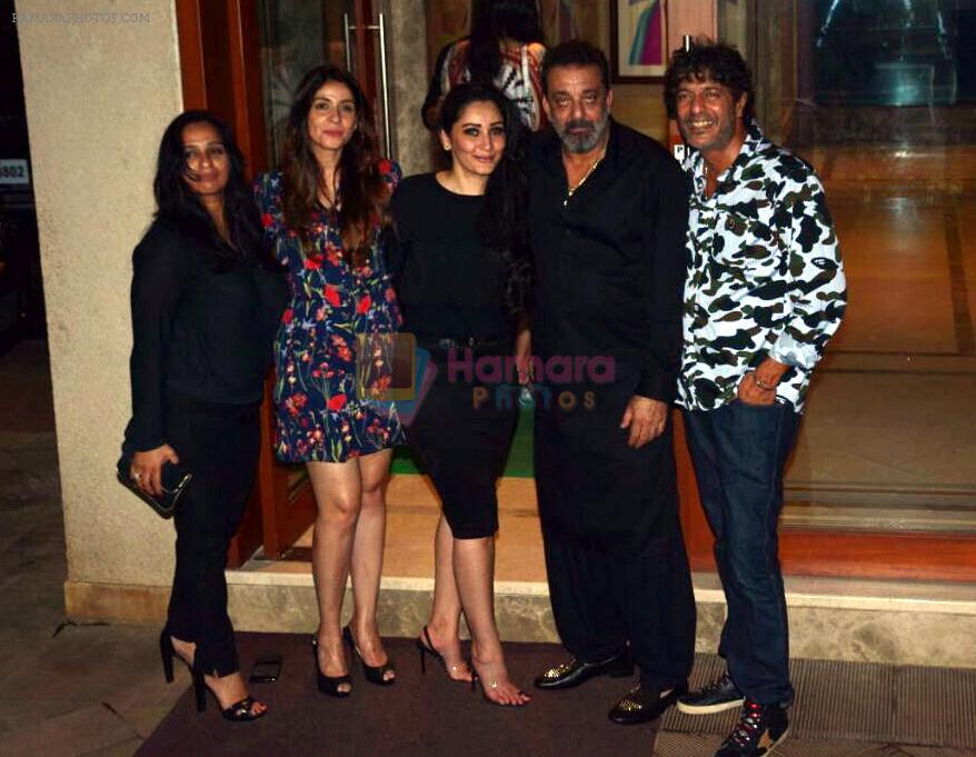 Chunky Pandey at Sanjay Dutt's birthday party at his home in bandra on 28th July 2018