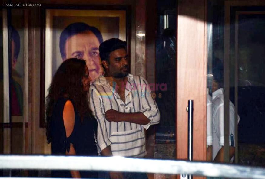 Madhavan at Sanjay Dutt's birthday party at his home in bandra on 28th July 2018