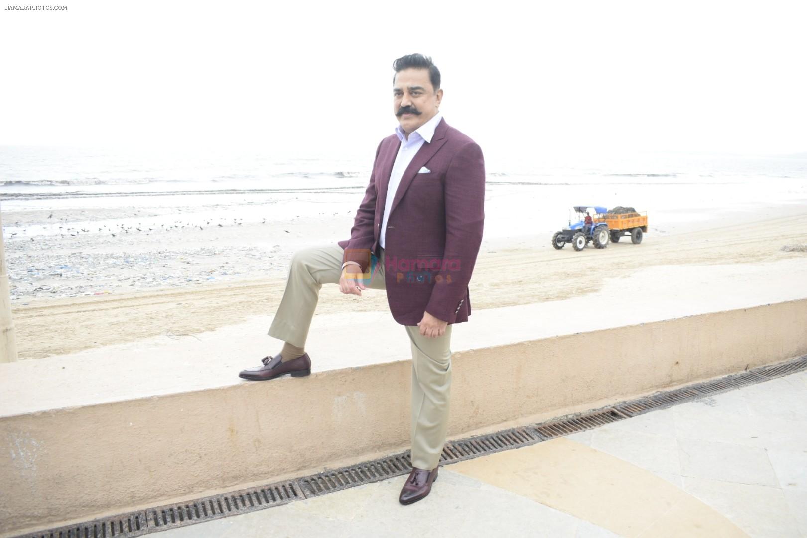 Kamal Haasan Promotes Vishwaroopam 2 At Sun N Sand Juhu on 31st July 2018