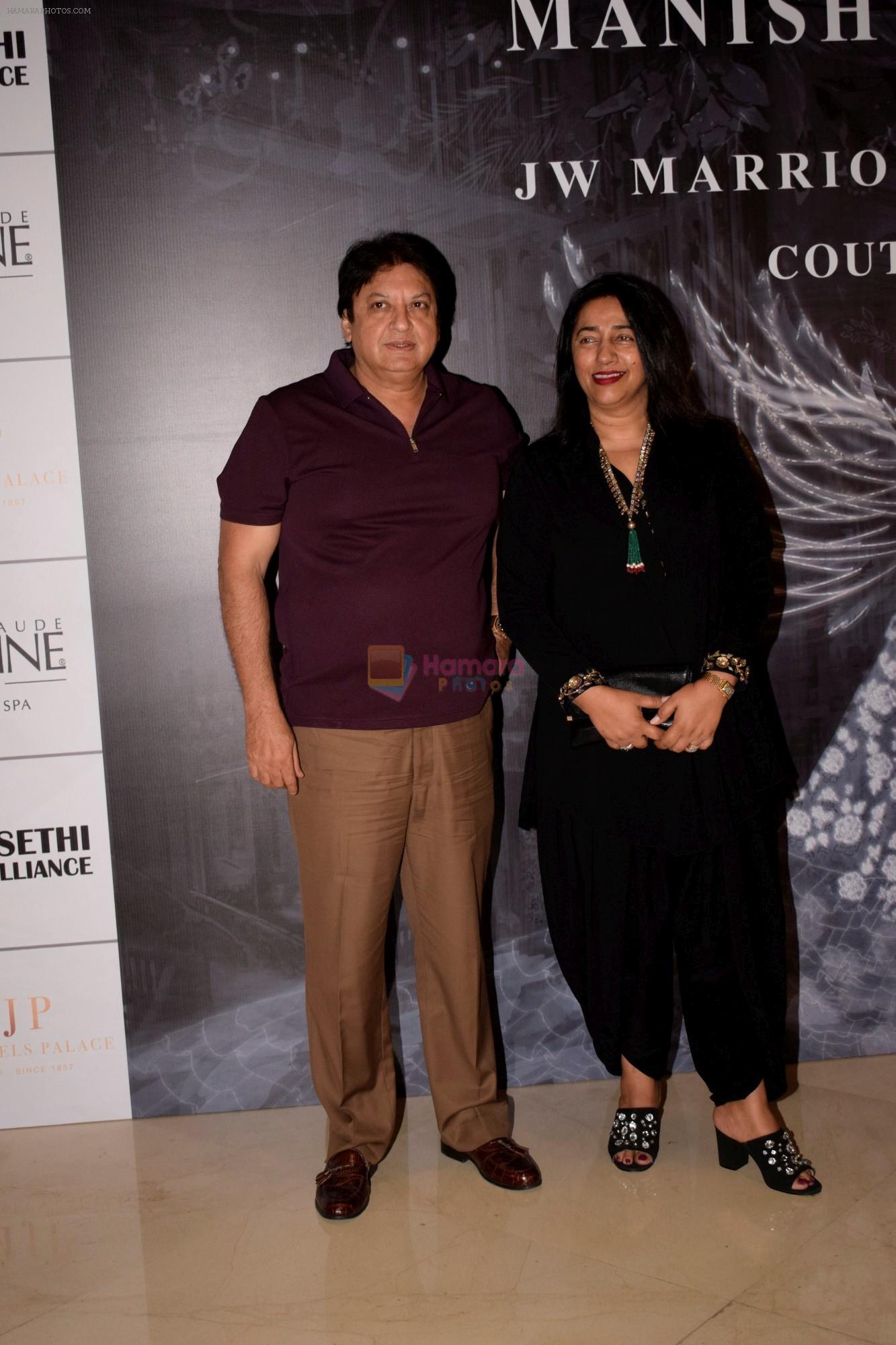 Anu Ranjan, Sashi Ranjan at Red Carpet for Manish Malhotra new collection Haute Couture on 1st Aug 2018