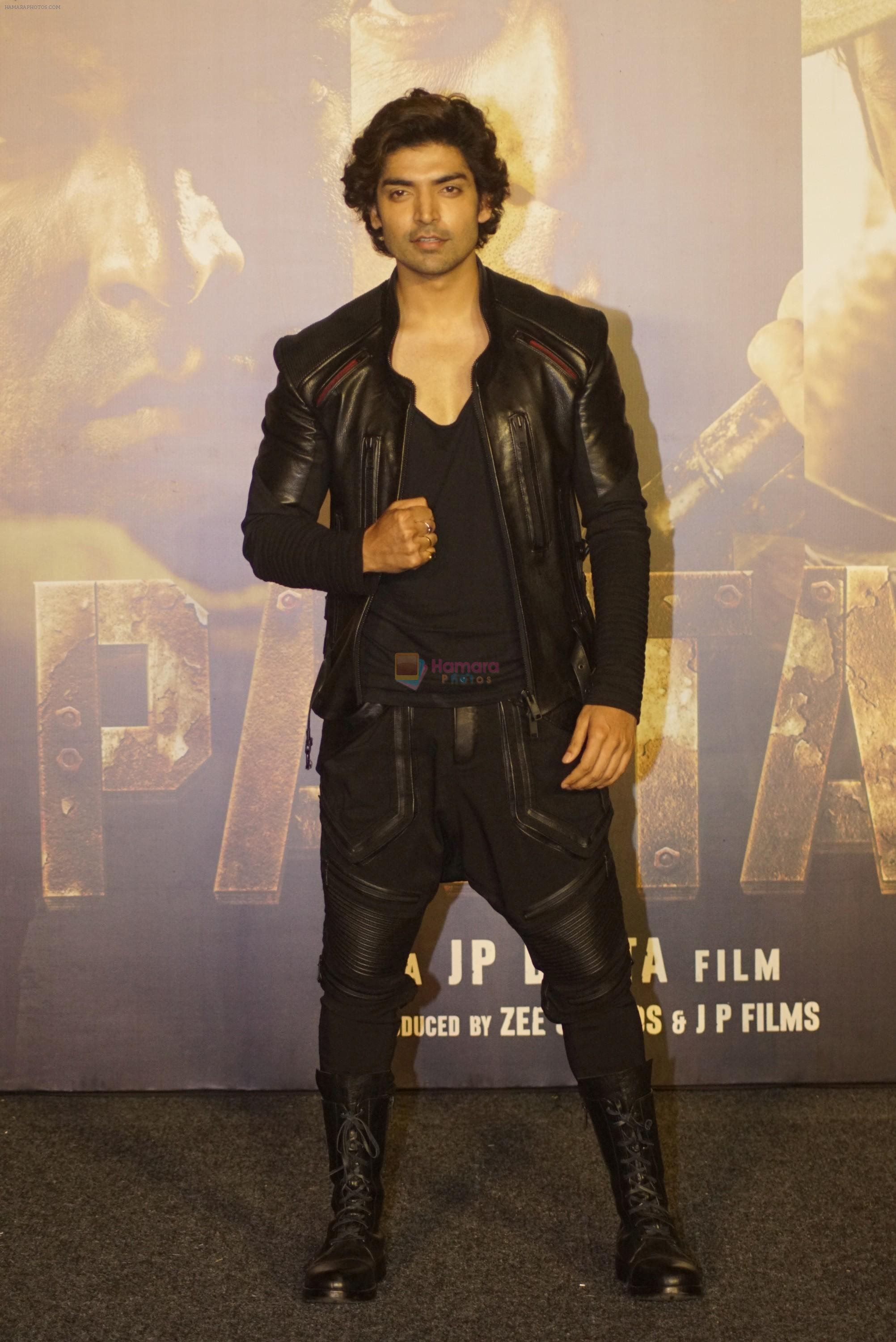 Gurmeet Choudhary at the Trailer launch Of Film Paltan on 2nd Aug 2018