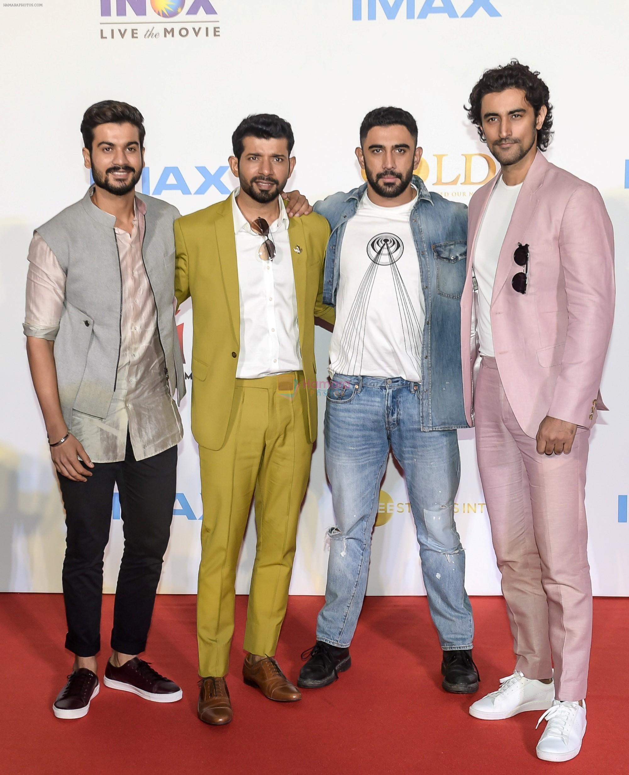 Akshay Kumar,Kunal Kapoor, Amit Sadh, Vineet Kumar Singh, Sunny Kaushal at Imax trailer and poster launch of upcoming film Gold on 1st Aug 2018