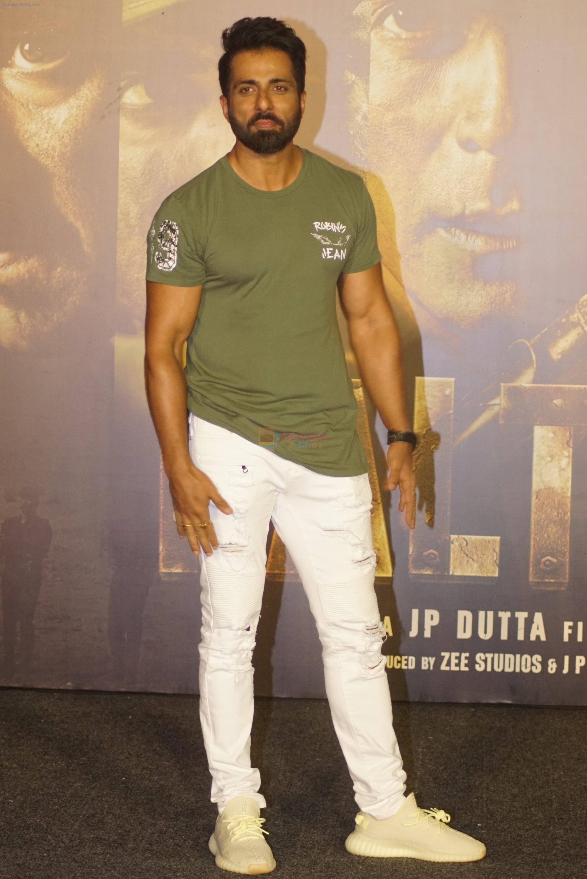 Sonu Sood at the Trailer launch Of Film Paltan on 2nd Aug 2018