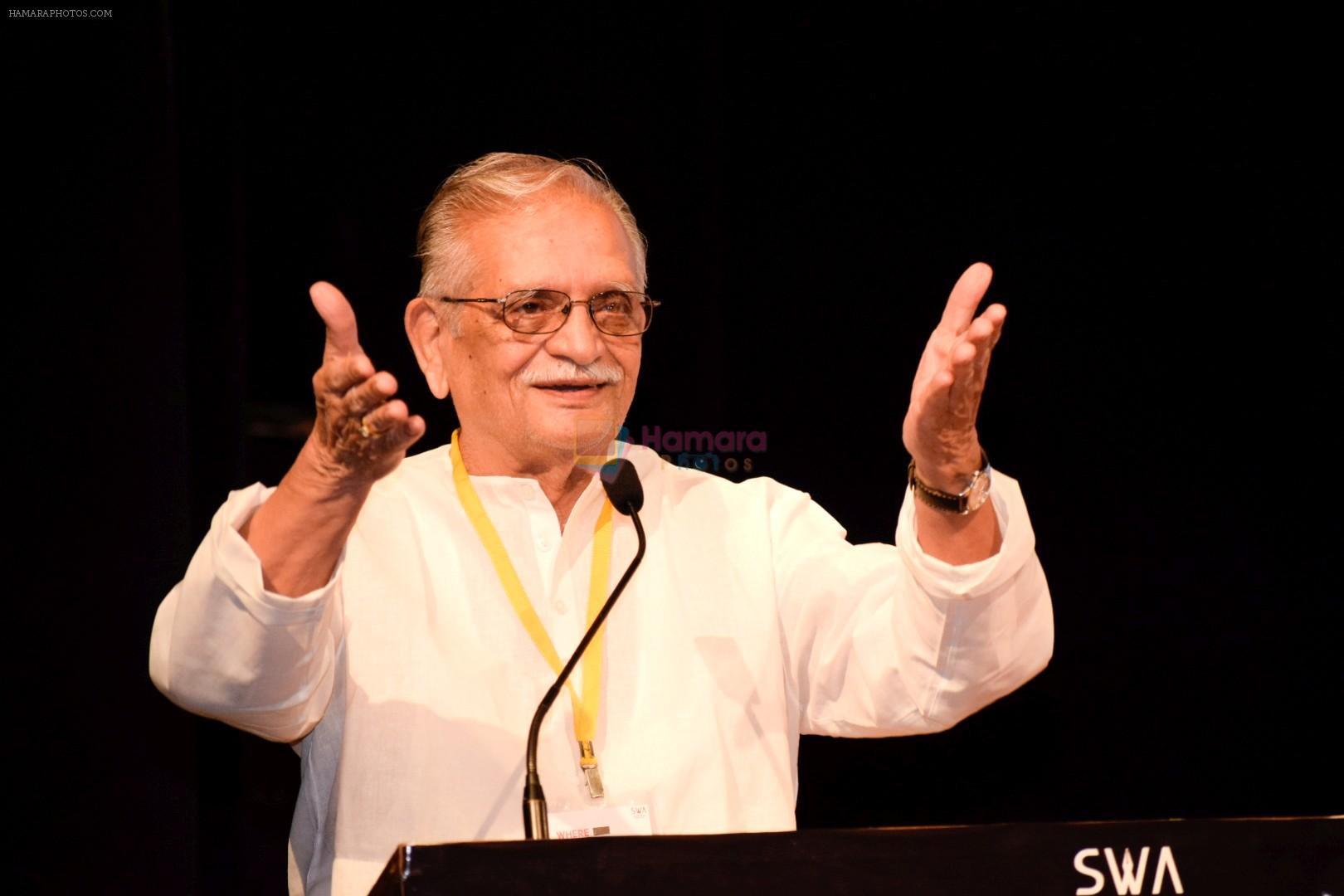 Gulzar at 5th edition of Screenwriters conference in St Andrews, bandra on 3rd Aug 2018