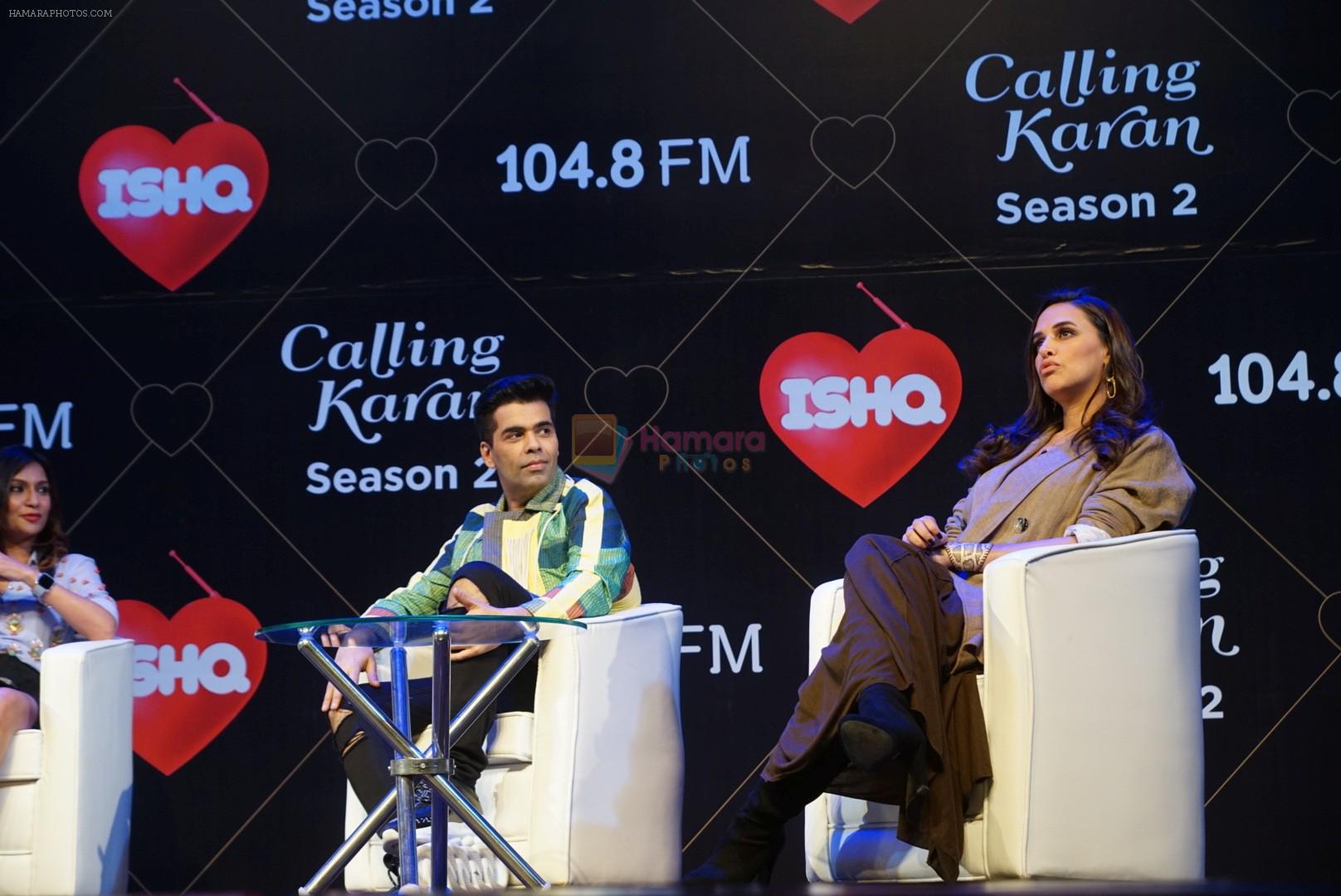 Karan Johar, Neha Dhupia at the Launch of Calling Karan Season 2 on 6th Aug 2018