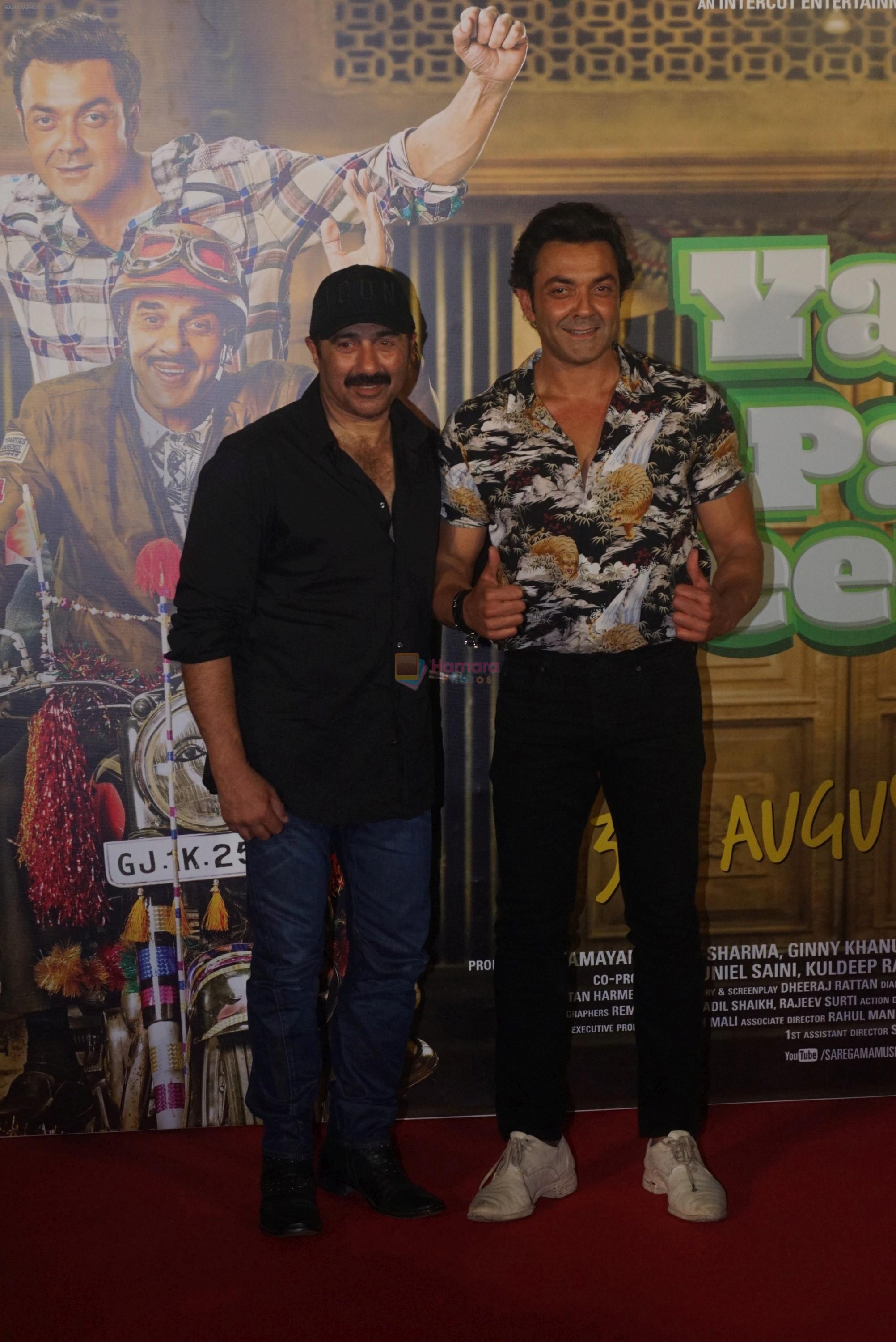 Bobby Deol, Sunny Deol at the Trailer Launch Of Hindi Film Yamla Pagla Deewana Yamla Pagla Deewana Phir Se on 9th Aug 2018