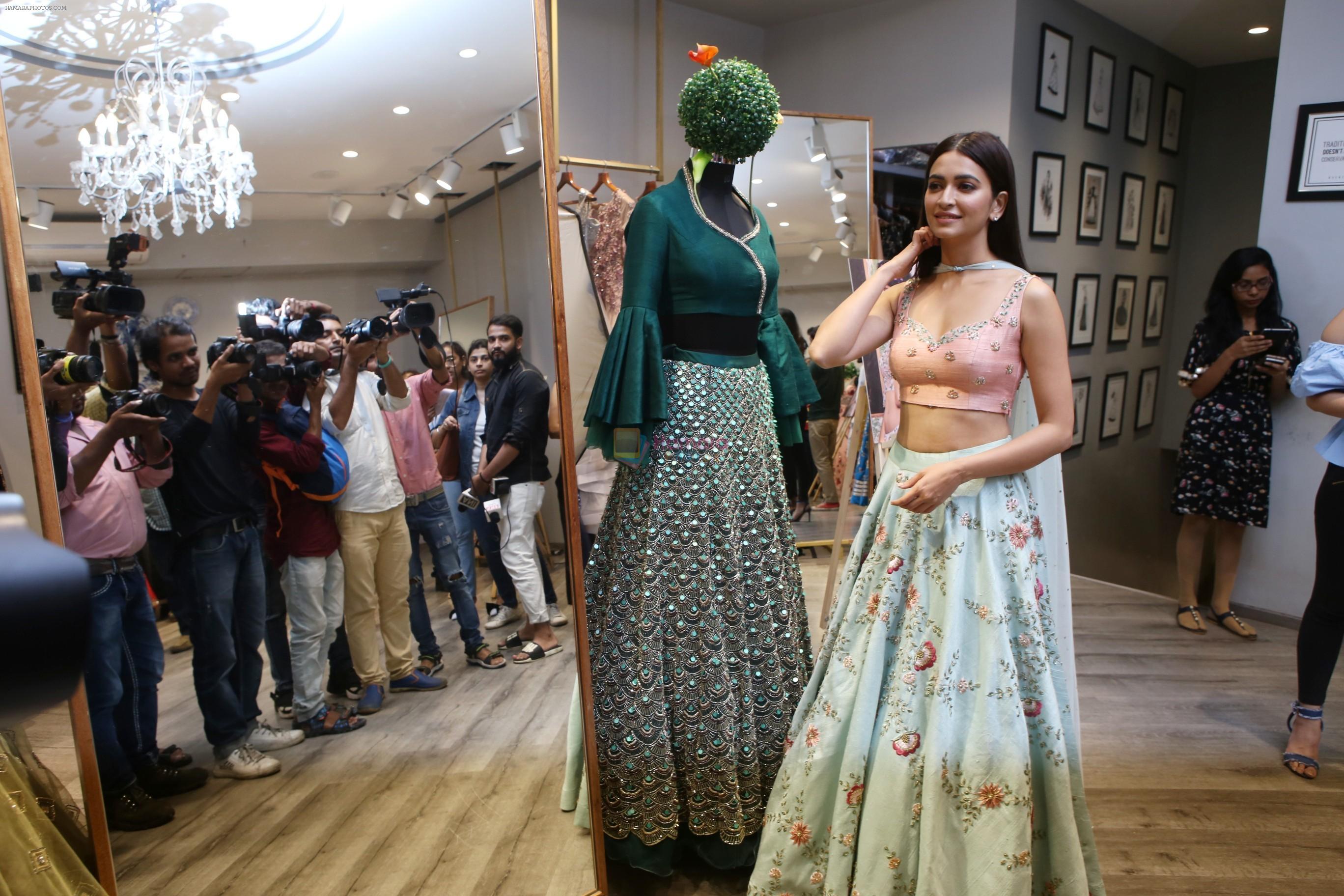 Kriti Kharbanda at the launch of Bride & Baraat collection at Kalki store in Santacruz on 11th Aug 2018