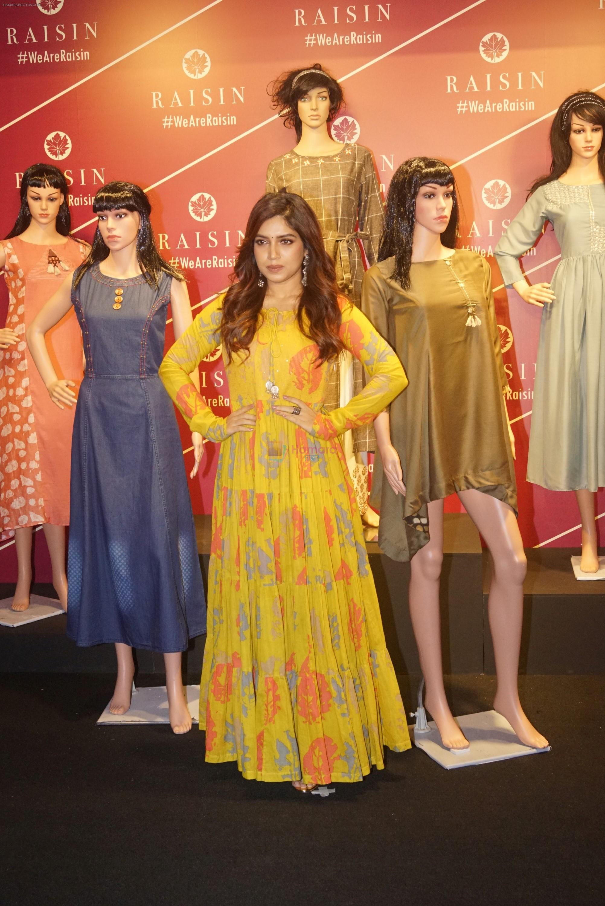Bhumi Pednekar at the Launch Of Raisin - Contemporary Fusion Wear For Wome on 14th Aug 2018