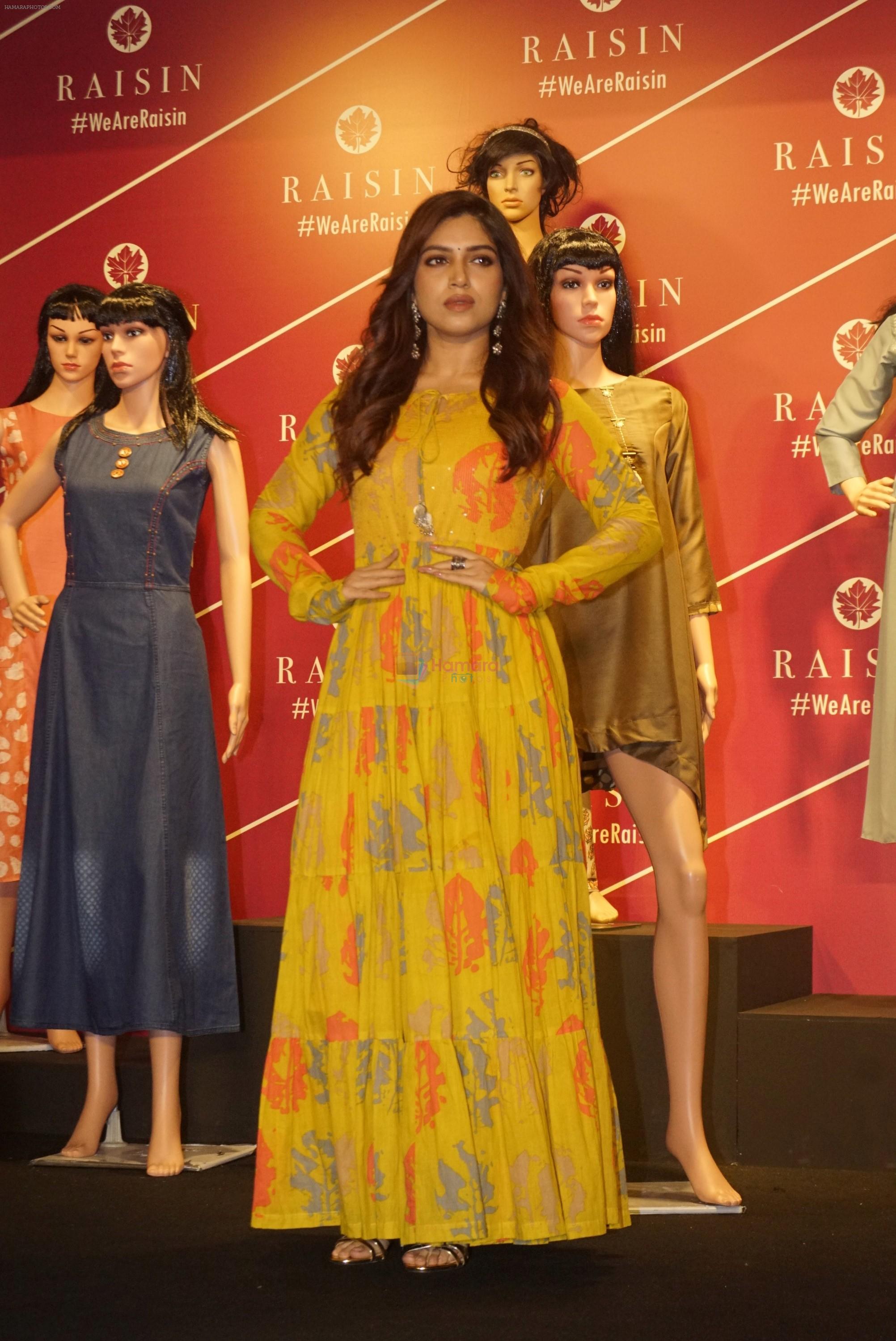 Bhumi Pednekar at the Launch Of Raisin - Contemporary Fusion Wear For Wome on 14th Aug 2018