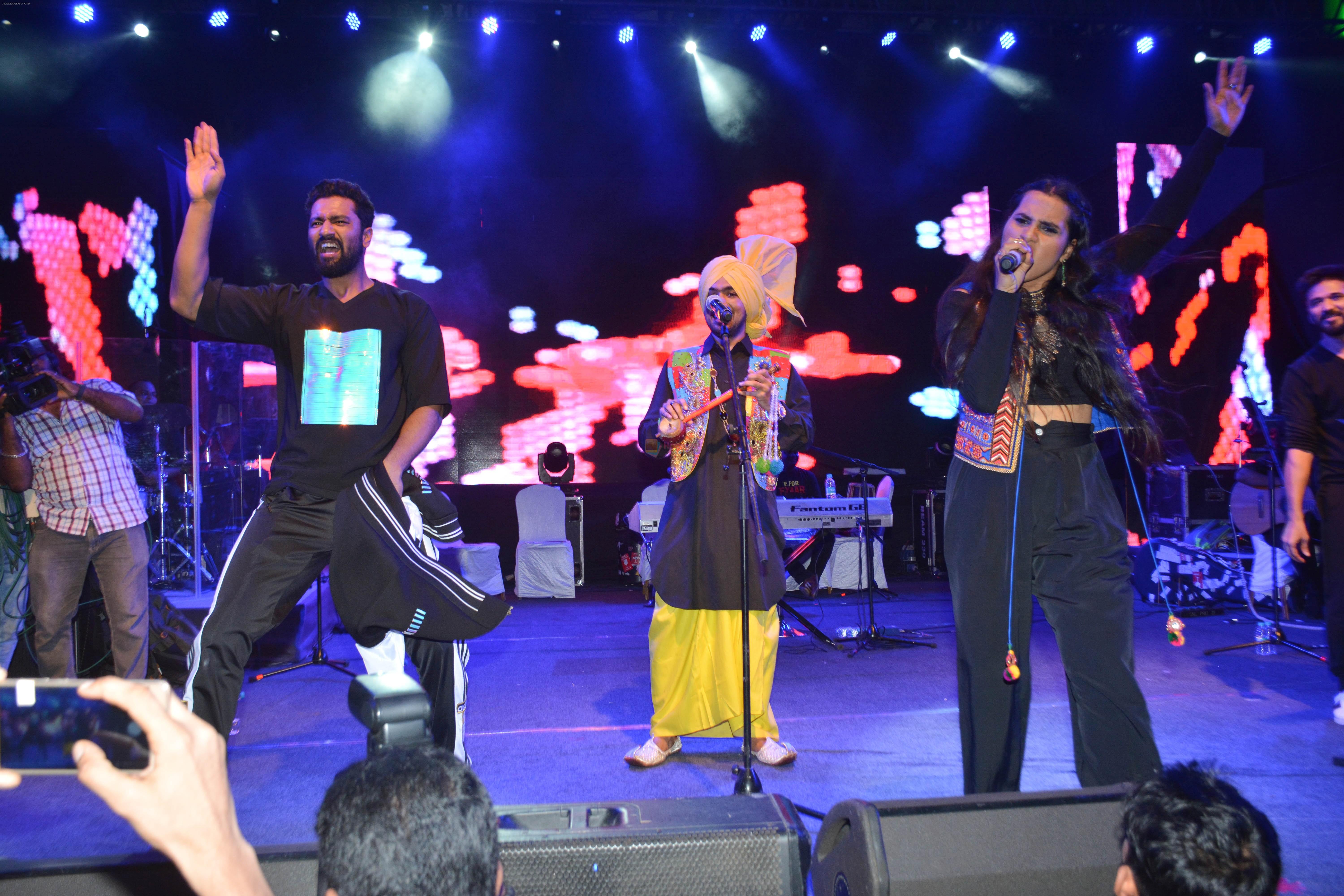 Vicky Kaushal at Manmarziyaan Music Concert in NM College In Juhu on 19th Aug 2018