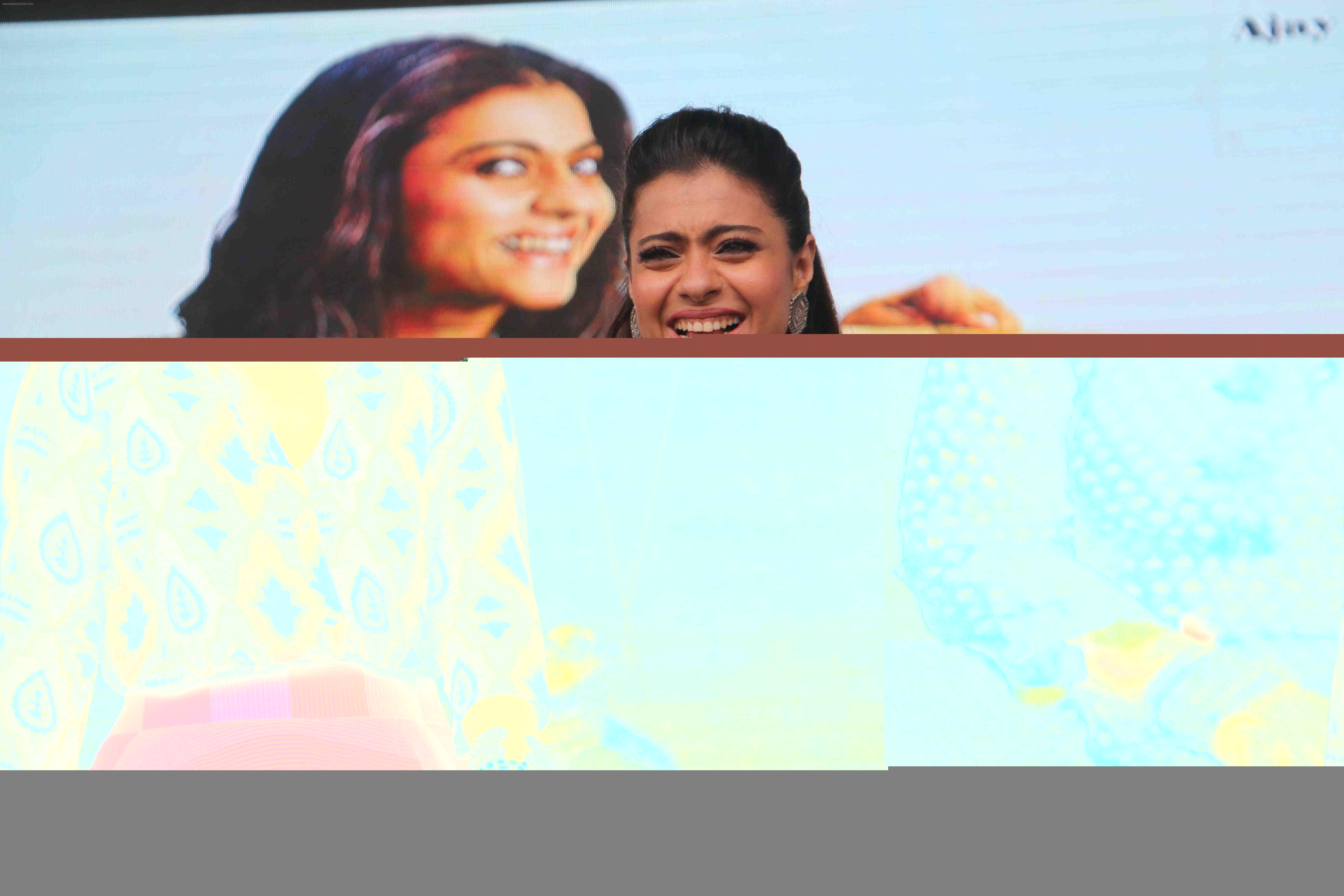 Kajol promotes her film Helicopter Eela at Umang festival in NM college ,vileparle on 20th Aug 2018