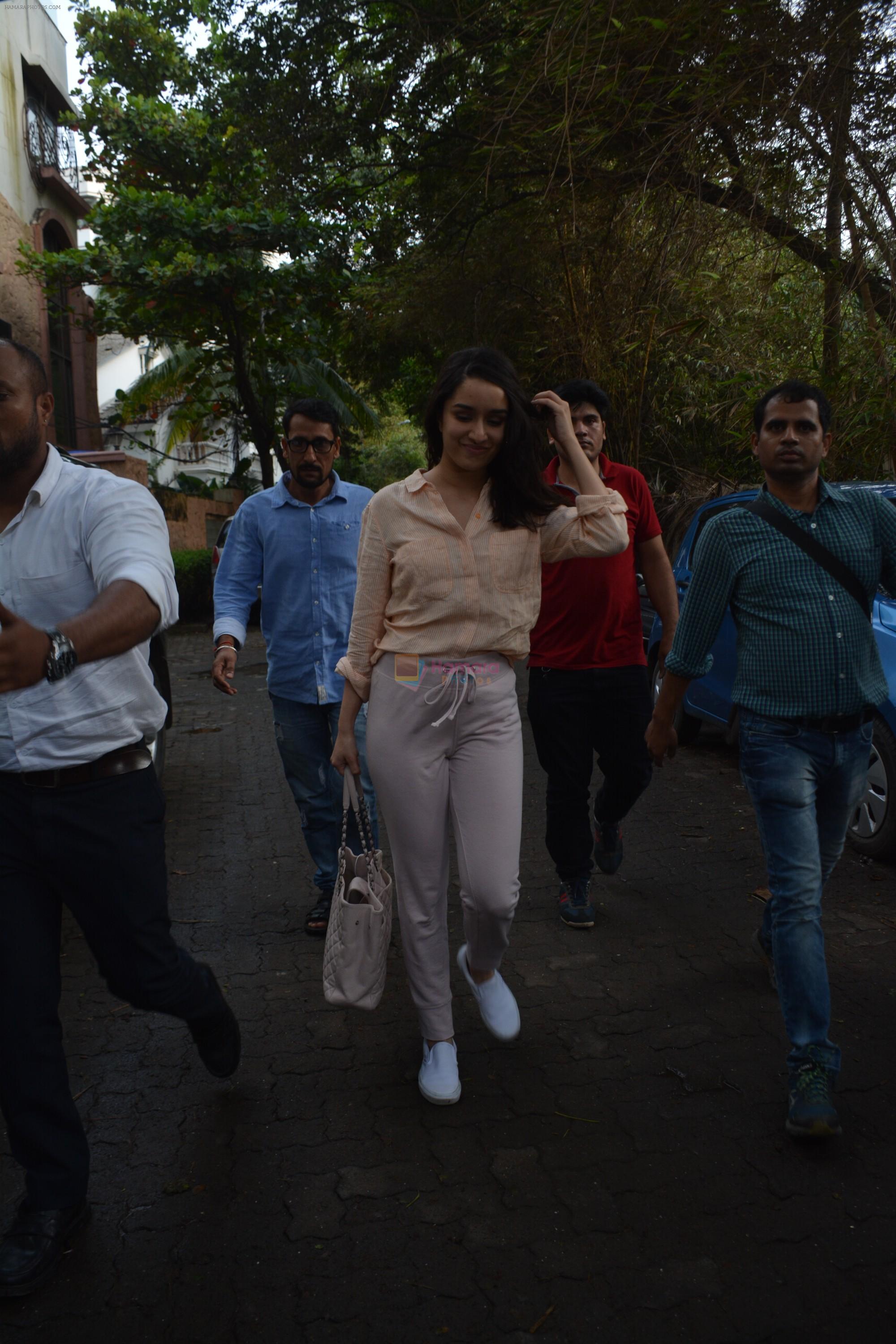 Shraddha Kapoor spotted at sunny super sound juhu on 25th Aug 2018