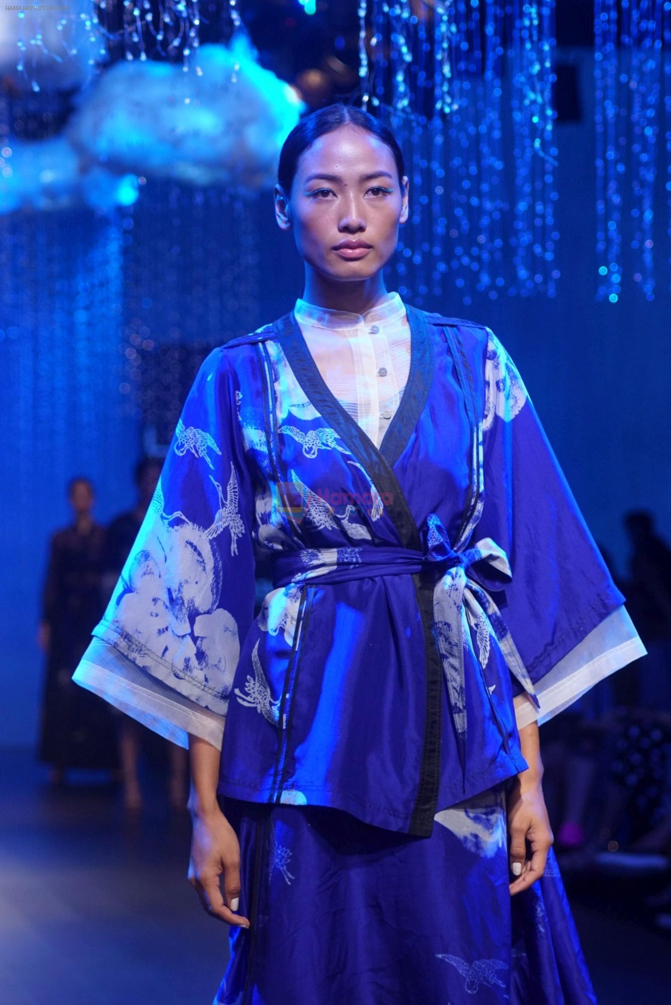 Model at KANIKA GOYAL SHANTI POOCHKI SHOW at Lakme Fashion Show on 25th Aug 2018JPG