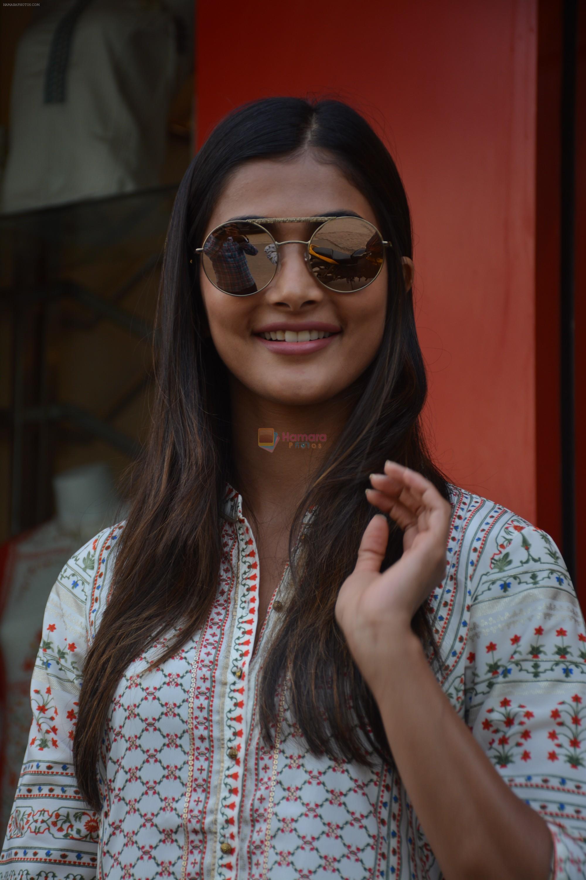 Pooja Hegde spotted at bandra on 27th Aug 2018