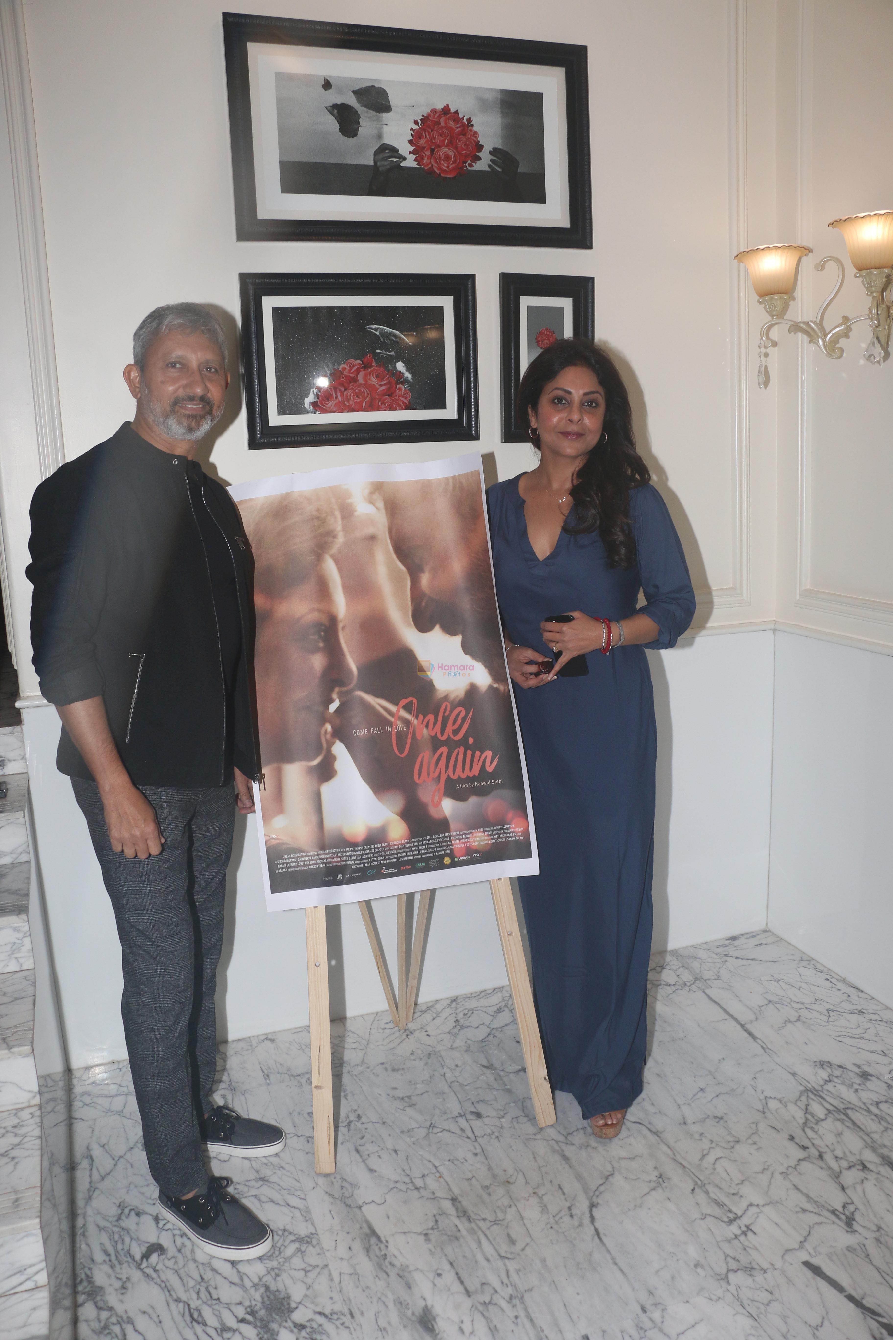 Neeraj Kabi, Shefali Shah at the Special screening of film Once Again in bandra on 30th Aug 2018