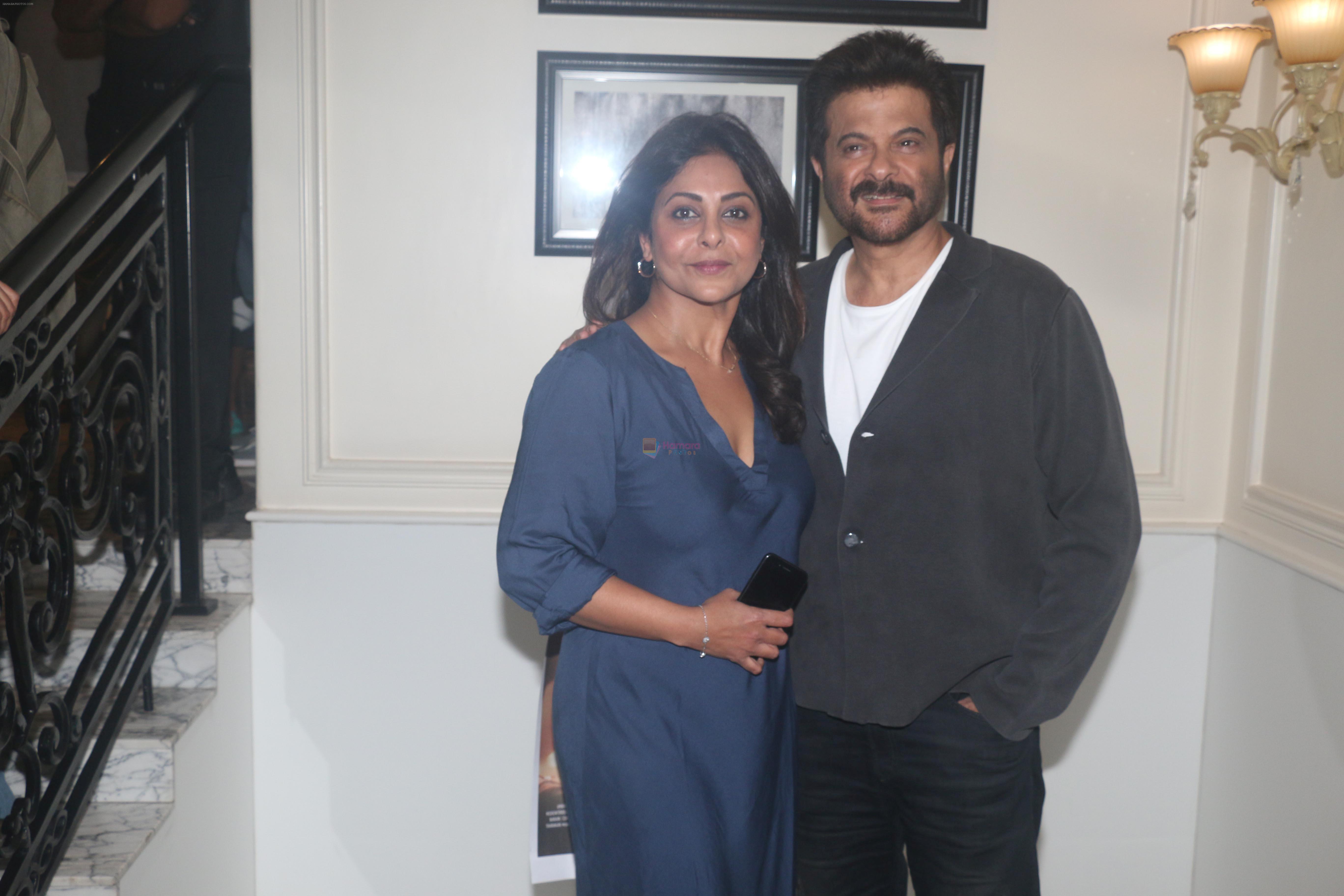 Anil Kapoor, Shefali Shah at the Special screening of film Once Again in bandra on 30th Aug 2018