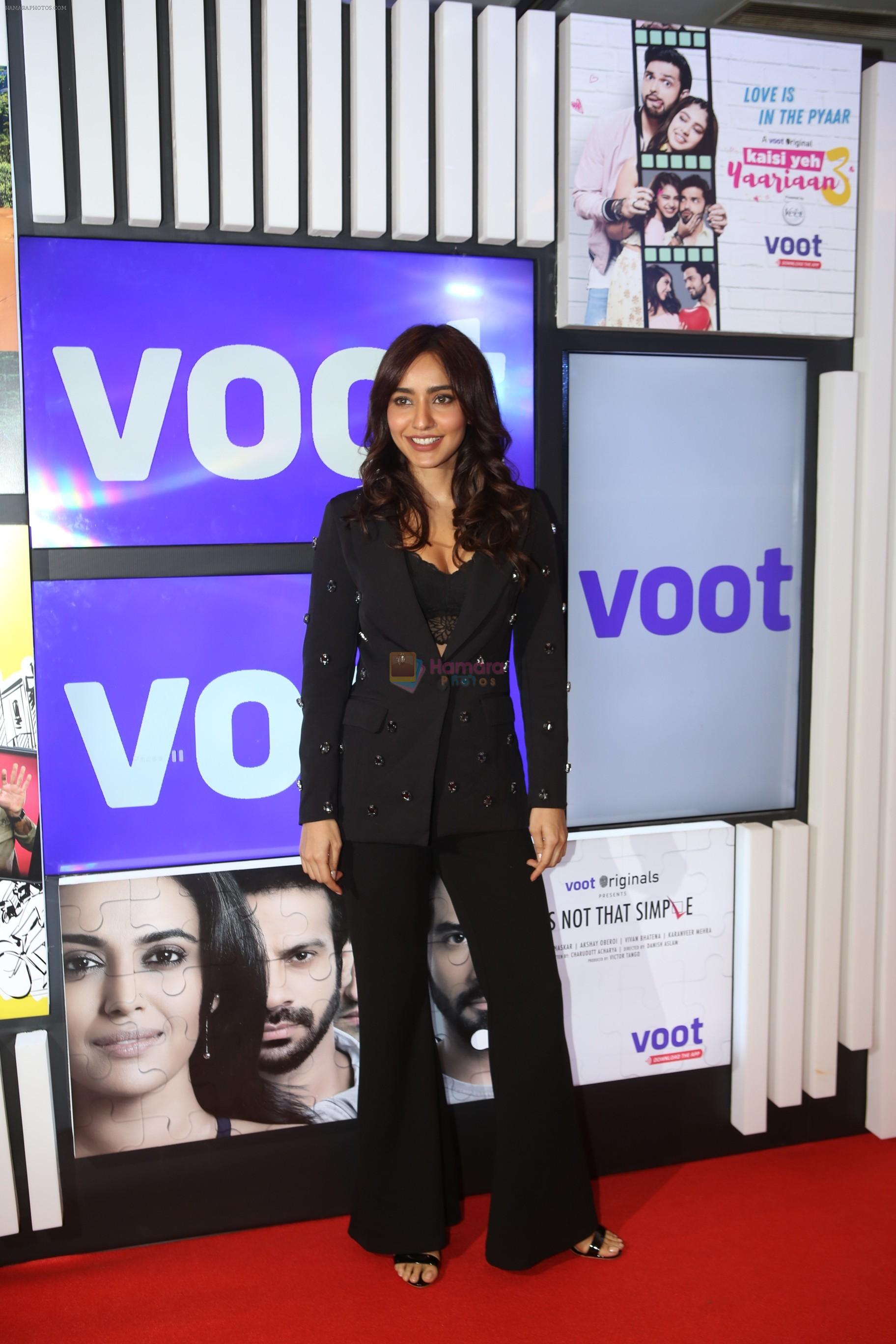 Neha Sharma at Voot press conference in ITC Grand Maratha in Andheri on 30th Aug 2018