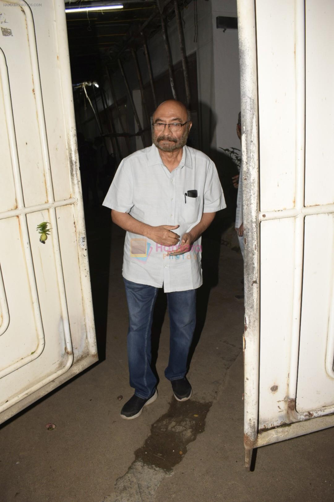 Govind Nihalani at the Screening of film Gali Guleiyan in sunny sound juhu on 2nd Sept 2018