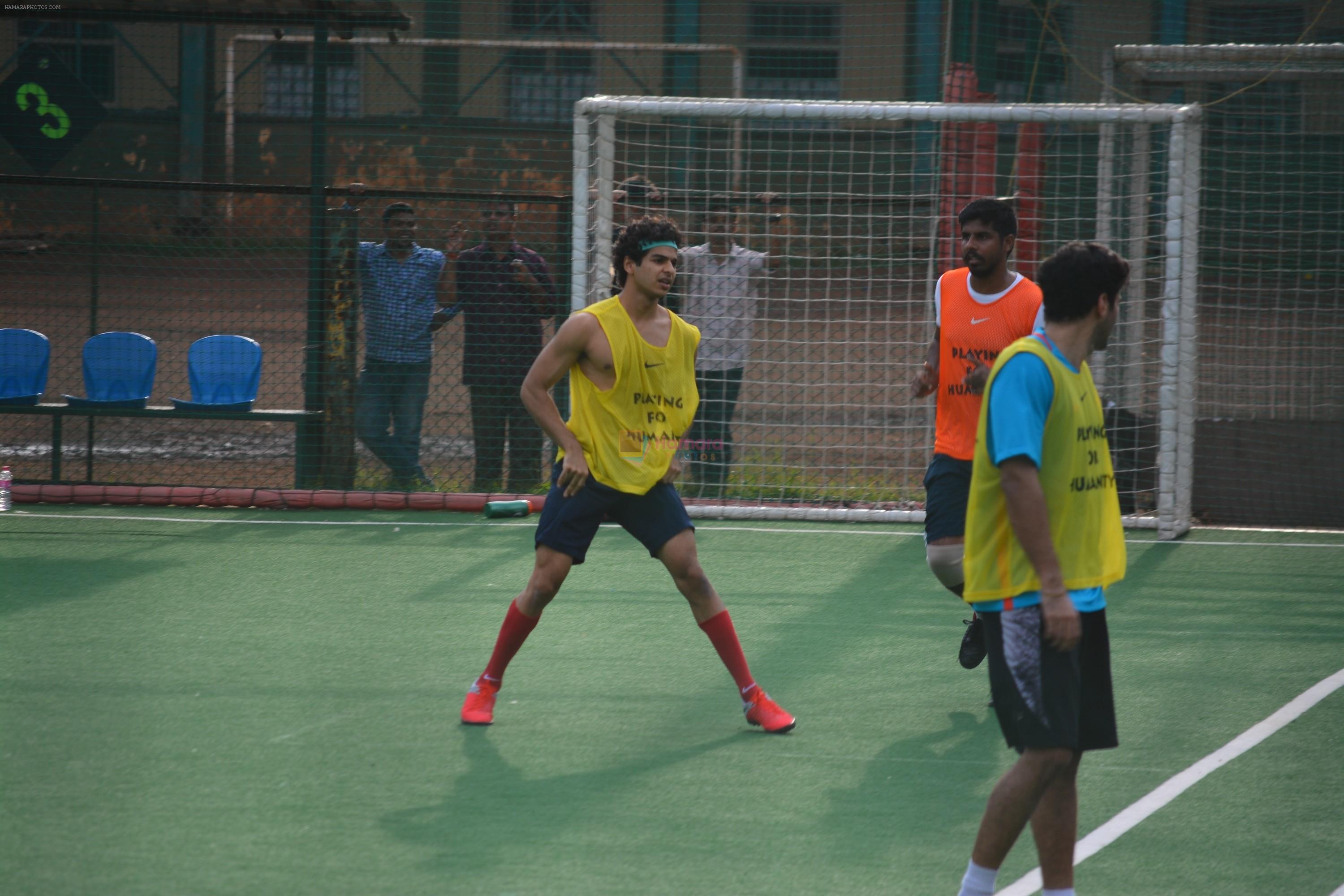 Ishaan Khattar Playing Football At Bandra on 2nd Sept 2018