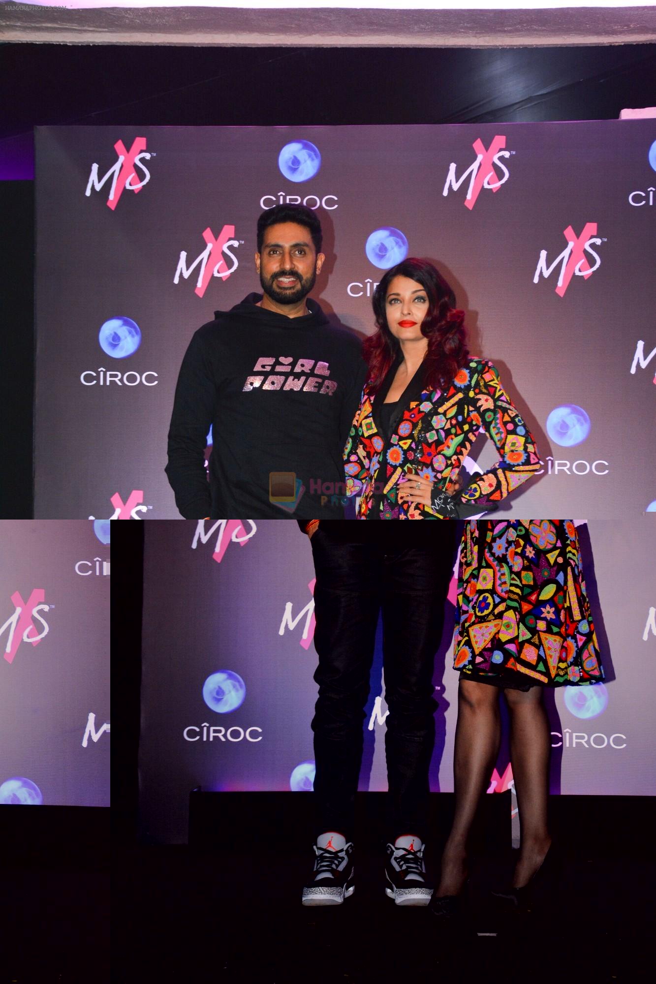 Aishwarya Rai Bachchan, Abhishek Bachchan at Launch Of Shweta Bachchan & Monisha Jaising's Fashion Label MXS in Bandra on 1st Sept 2018