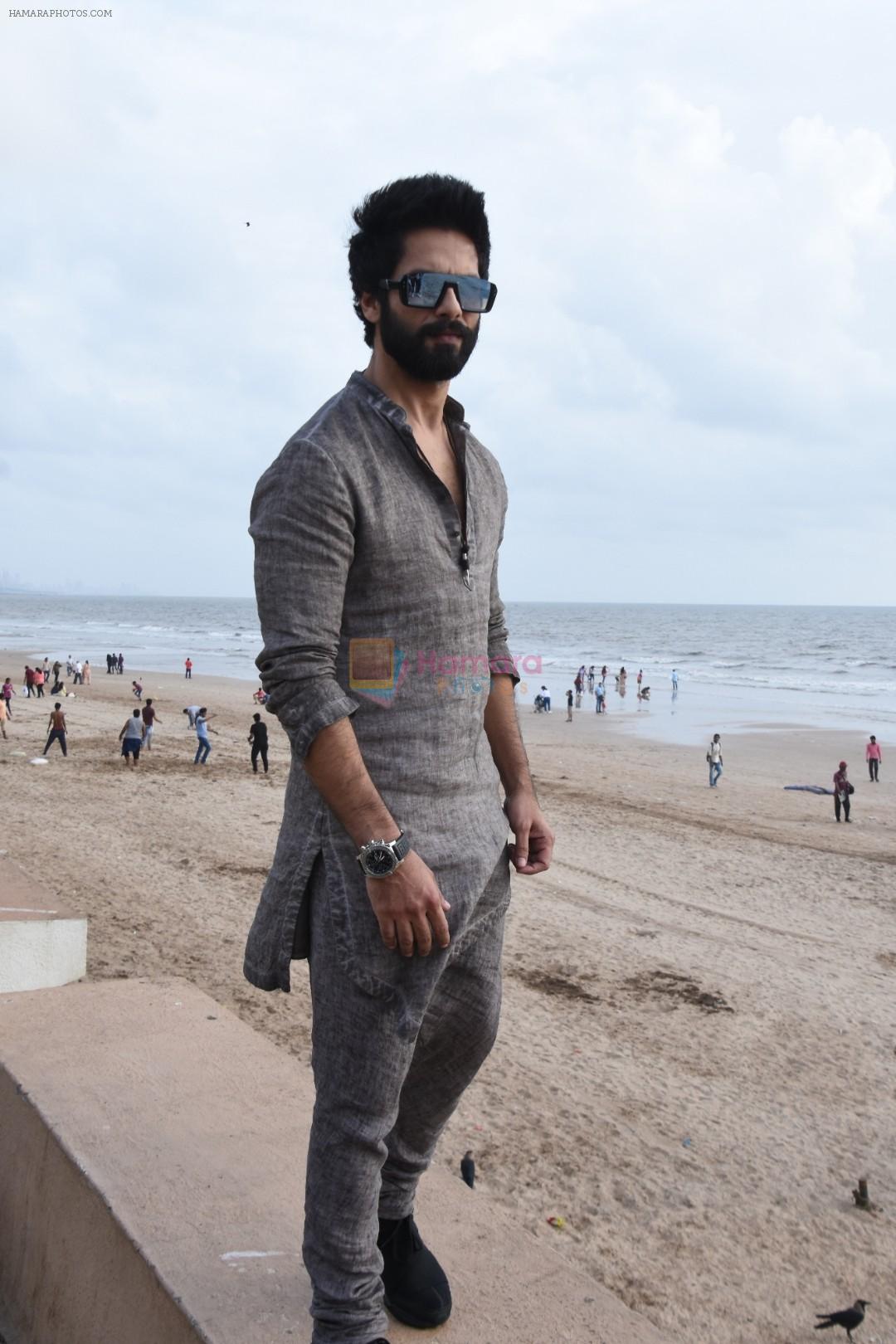 Shahid Kapoor at the promotions For Film Batti Gul Meter Chalu At Sun N Sand Juhu on 1st Sept 2018