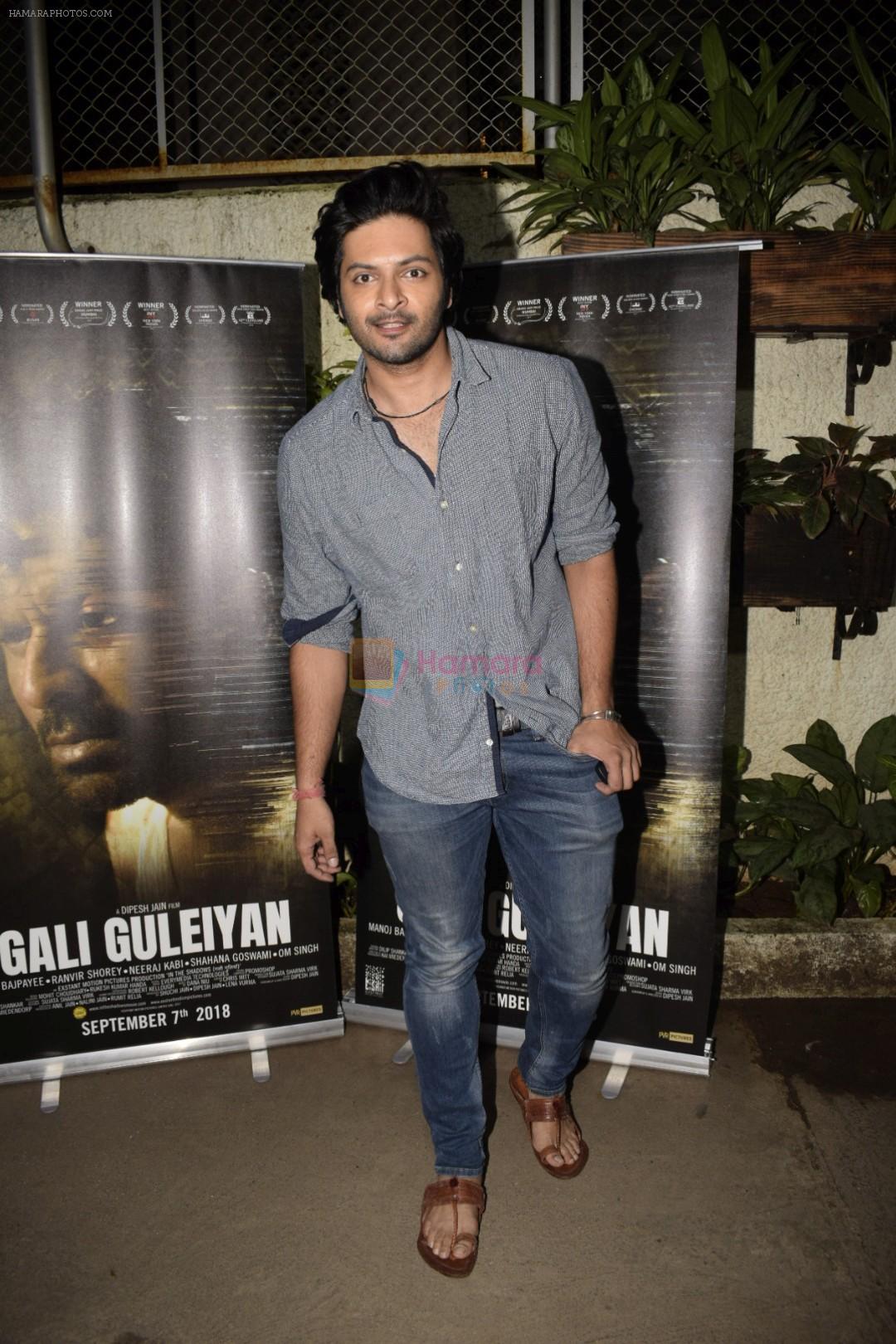 Ali Fazal at the Screening Of Film Gali Guleiyan At Sunny Sound on 3rd Sept 2018