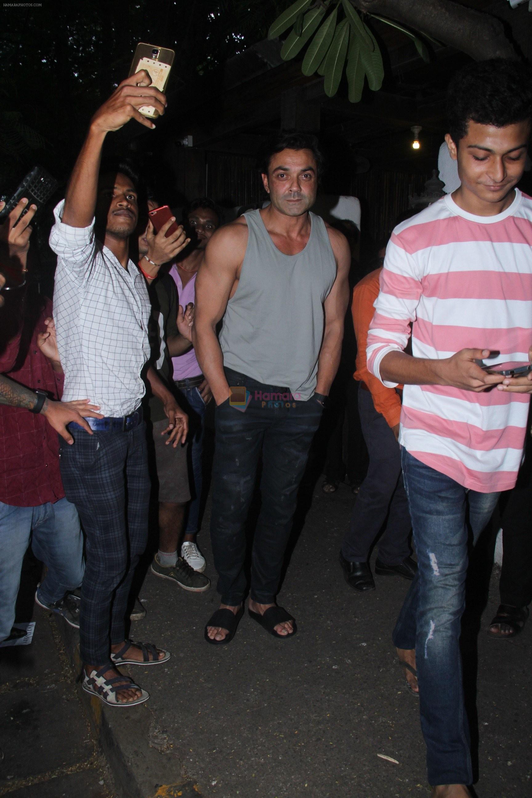 Bobby Deol spotted at bandra on 5th Sept 2018