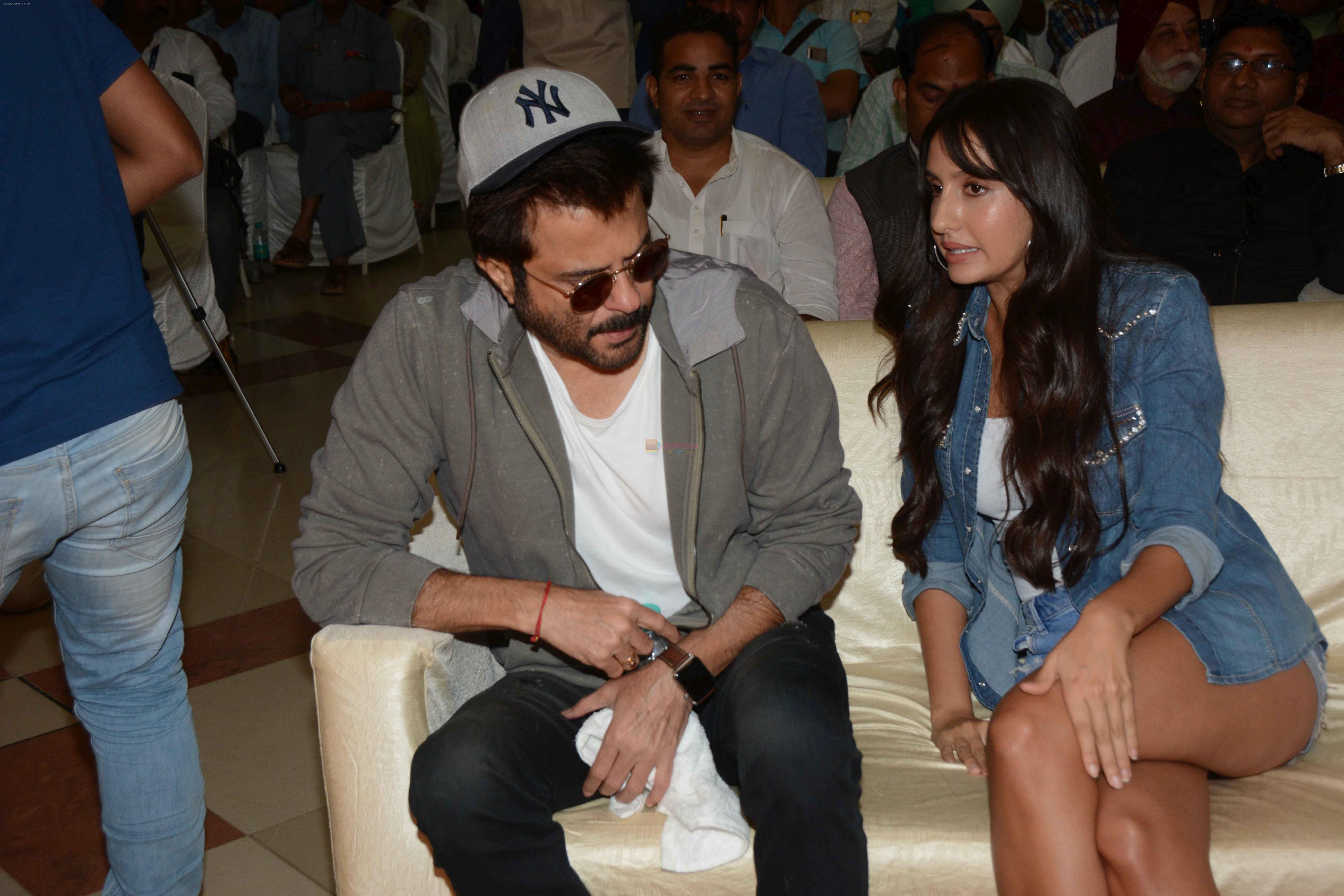 Anil Kapoor and Nora Fatehi at a social event with NBT at vile Parle on 5th Sept 2018