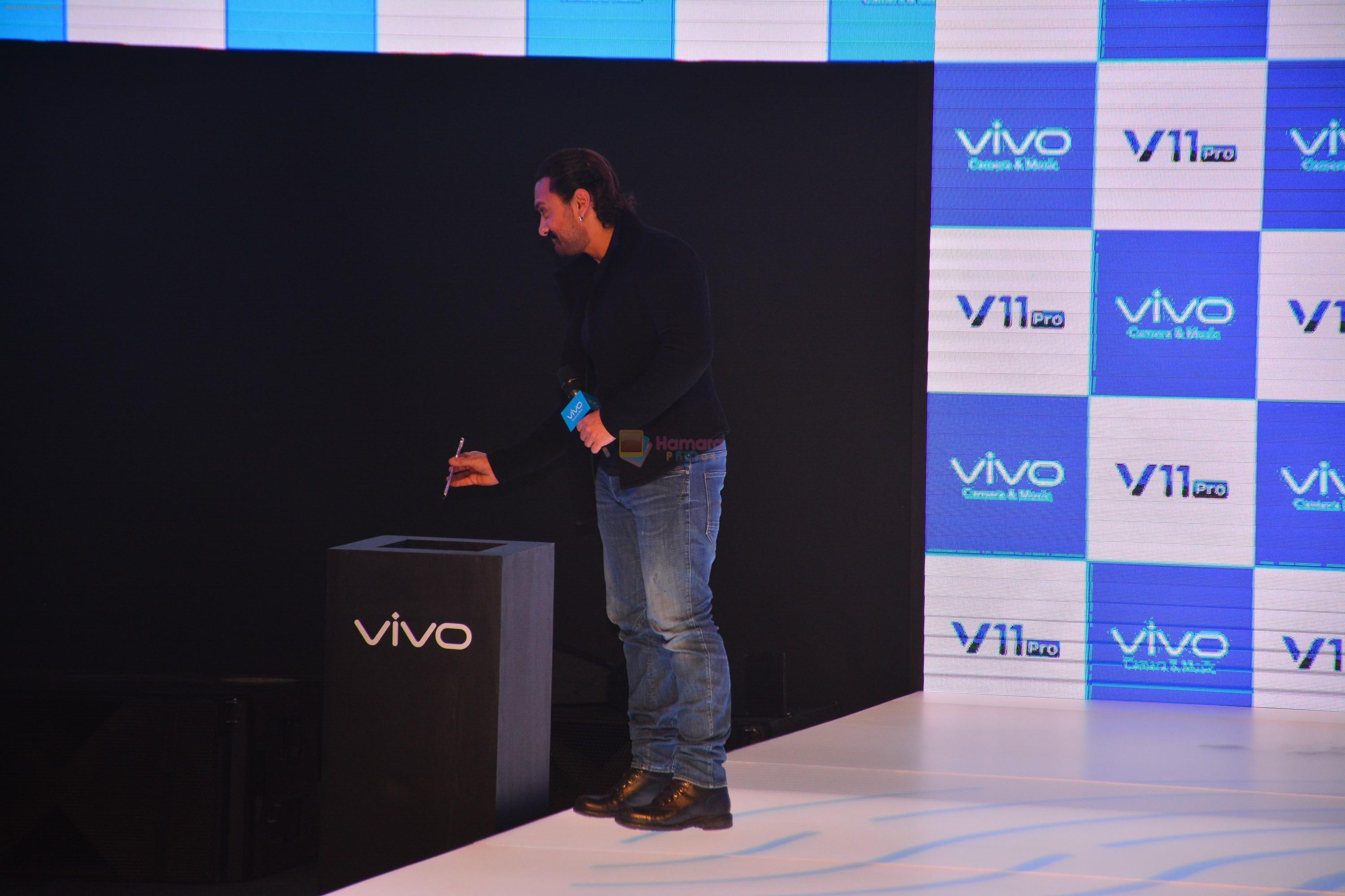 Aamir Khan at the launch of Vivo V11 Pro in grand hyatt, mumbai on 6th Sept 2018