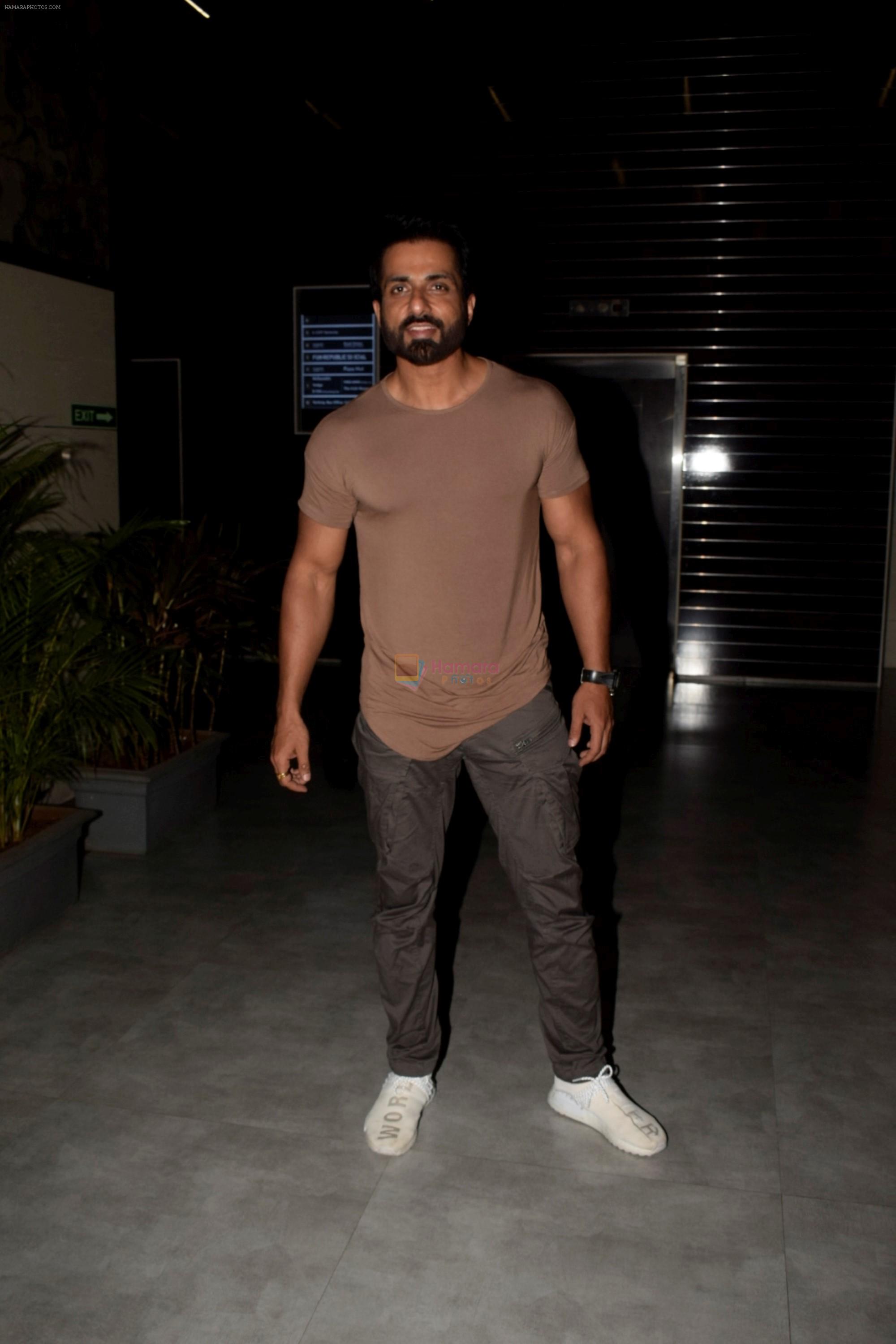 Sonu Sood at the Screening Of Paltan on 6th Sept 2018