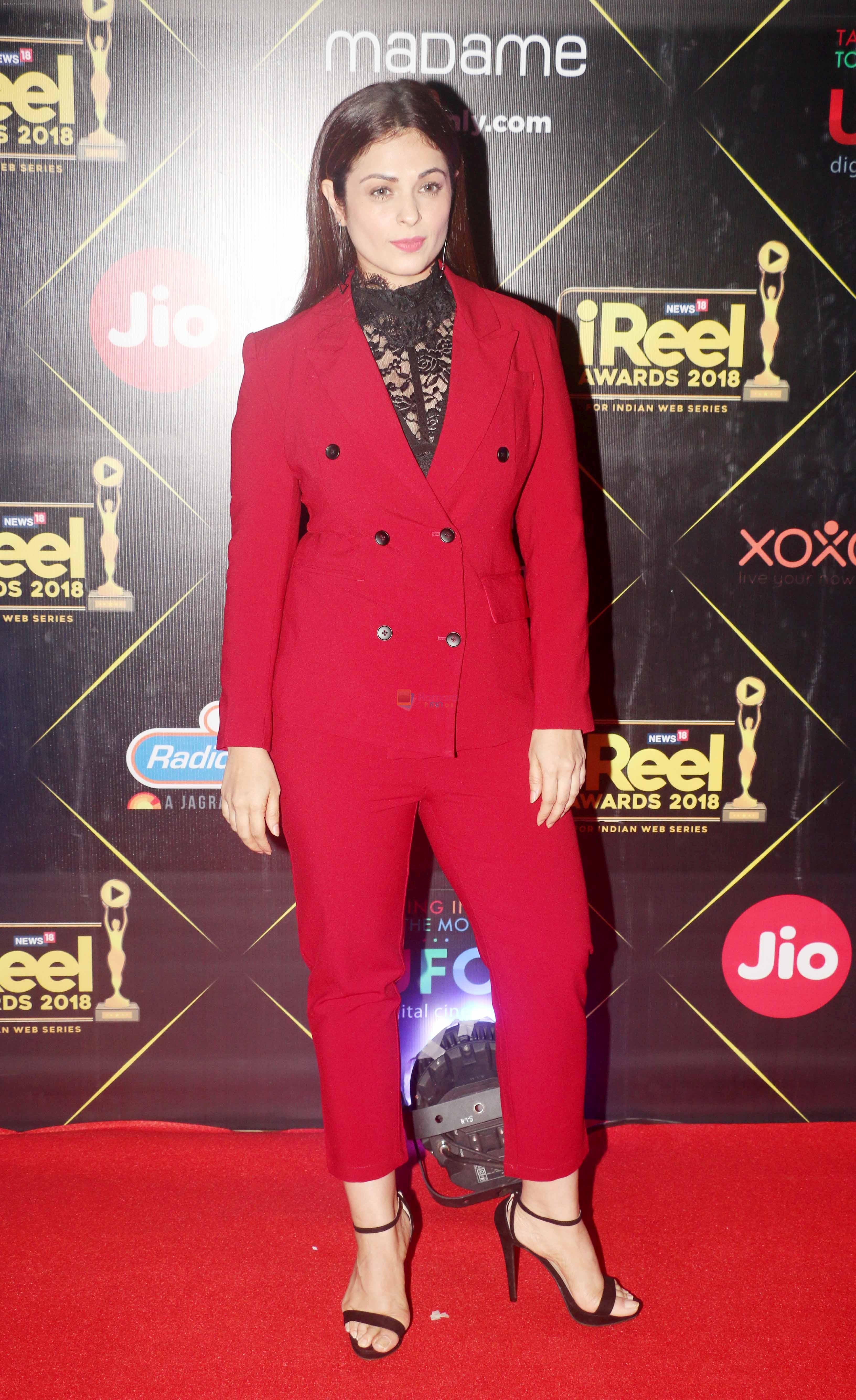 Anjana Sukhani at Red Carpet of IReel Awards on 6th Sept 2018