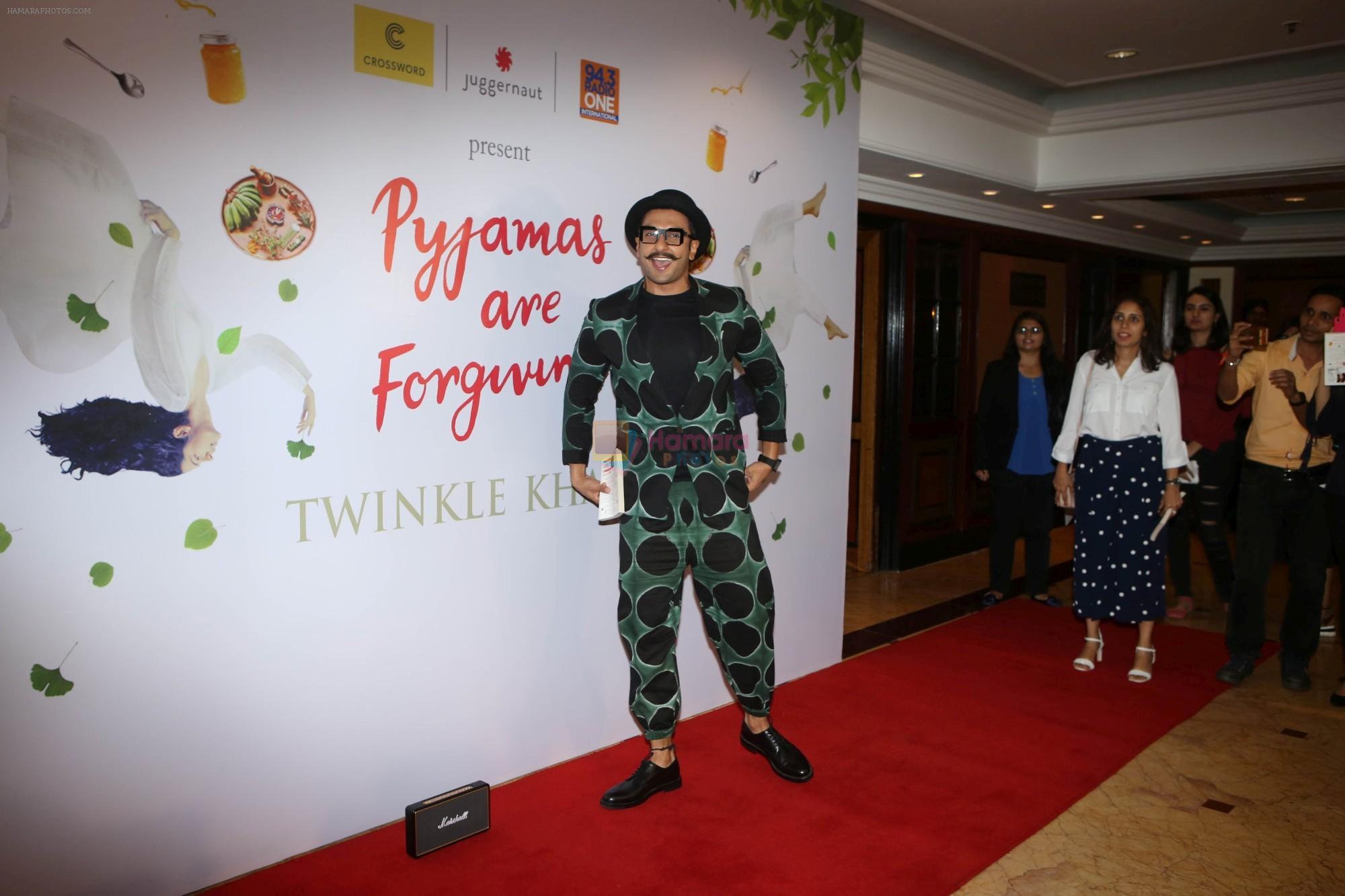 Ranveer Singh at the Launch Of Twinkle Khanna's Book Pyjamas Are Forgiving in Taj Lands End Bandra on 7th Sept 2018