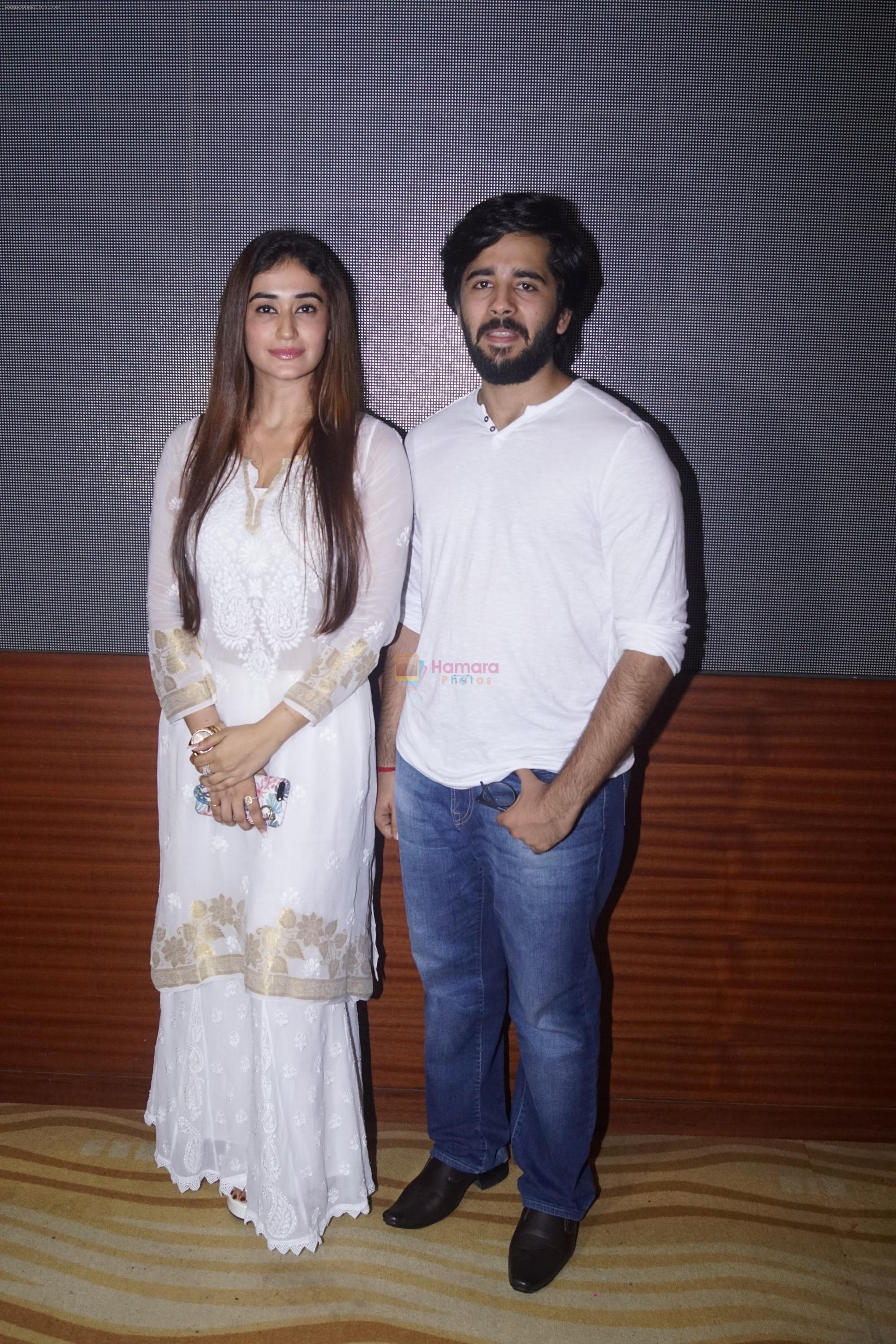 Avi and Alisha Khan at the Trailer Launch of film The Dark Side of Life-Mumbai City in Mumbai on 10th Sept 2018