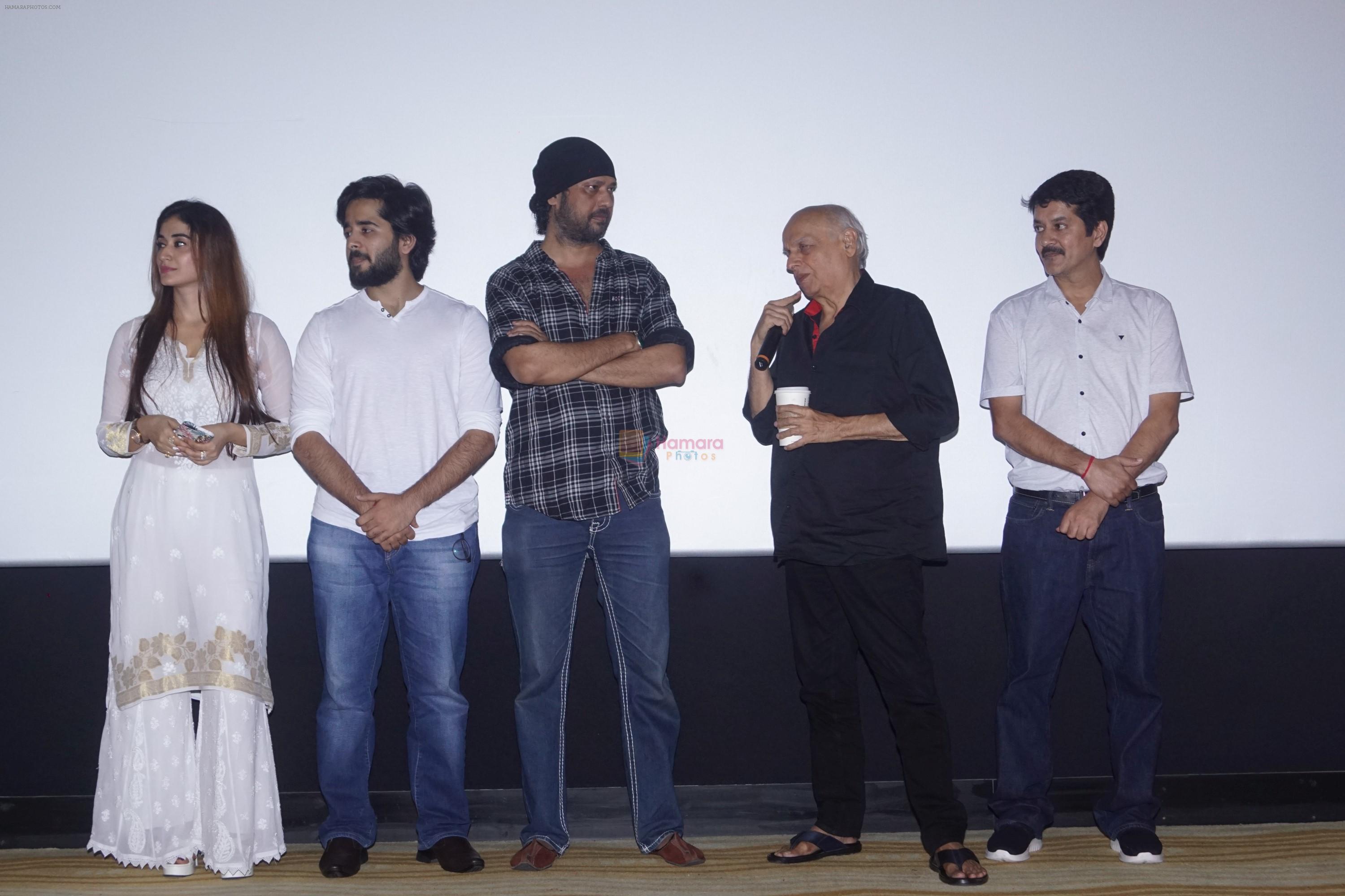 Avi, Alisha Khan, Tariq Khan, Mahesh Bhatt at the Trailer Launch of film The Dark Side of Life-Mumbai City in Mumbai on 10th Sept 2018