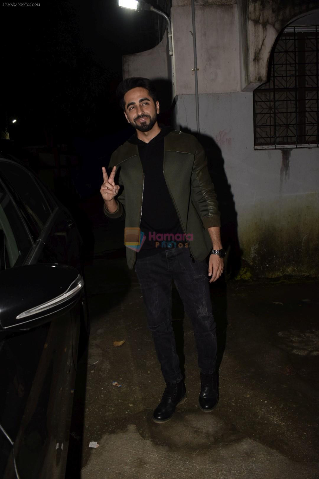 Ayushman khurana spotted at his office in juhu on 10th Sept 2018