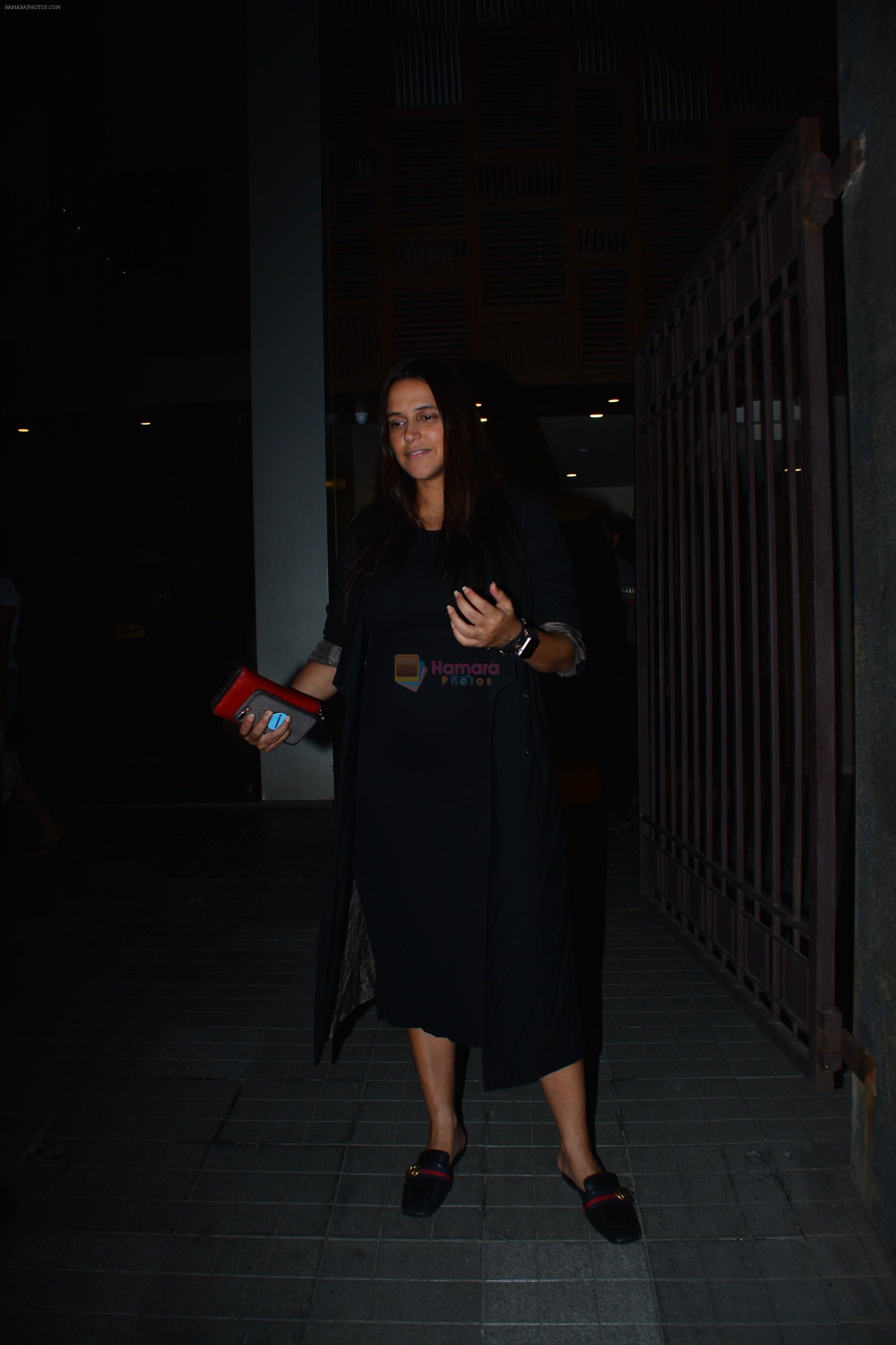 Neha Dhupia spotted at Khar on 10th Sept 2018