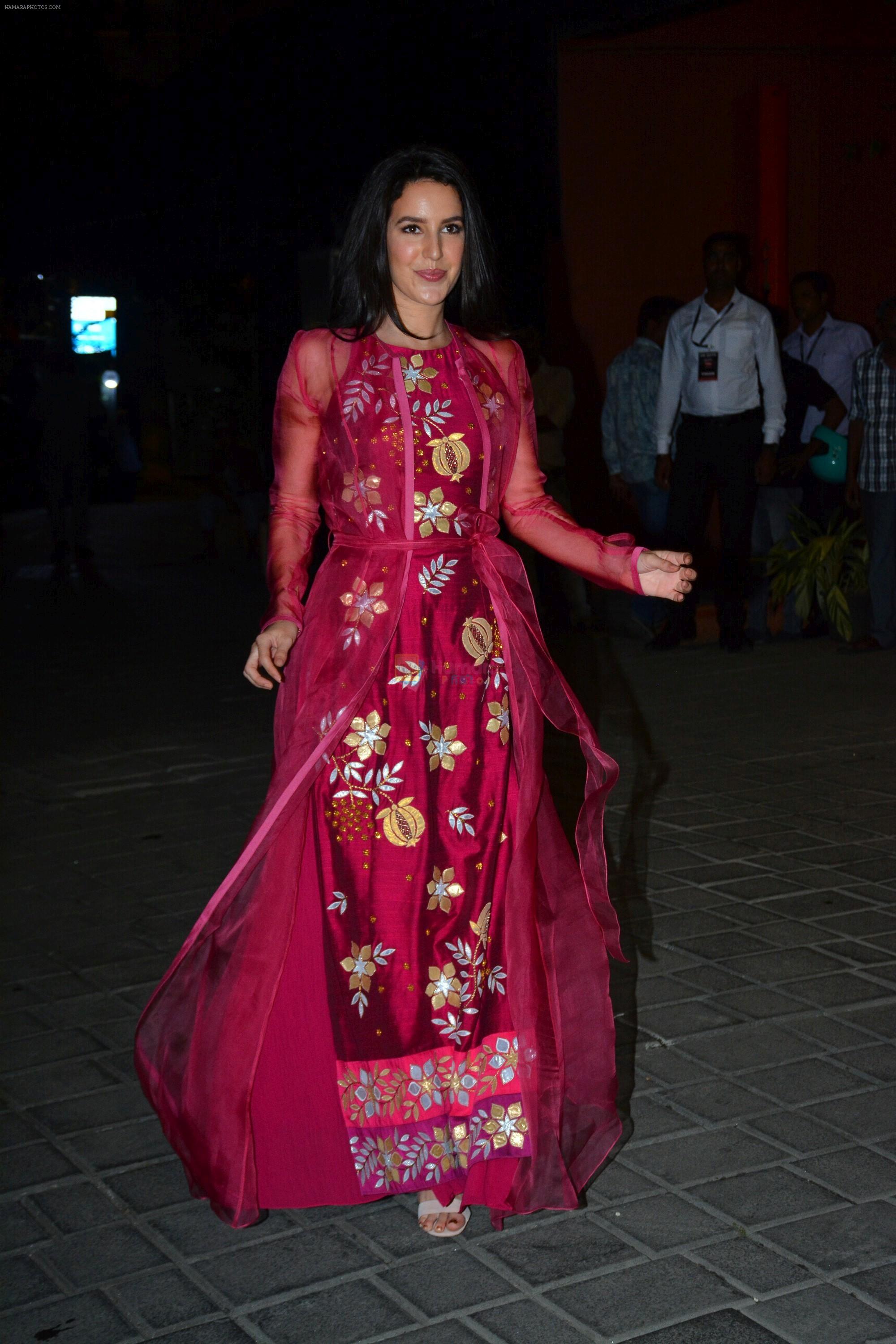 Isabel Kaif at Ganpati celebrations in Arpita Khan's home in khar on 13th Sept 2018