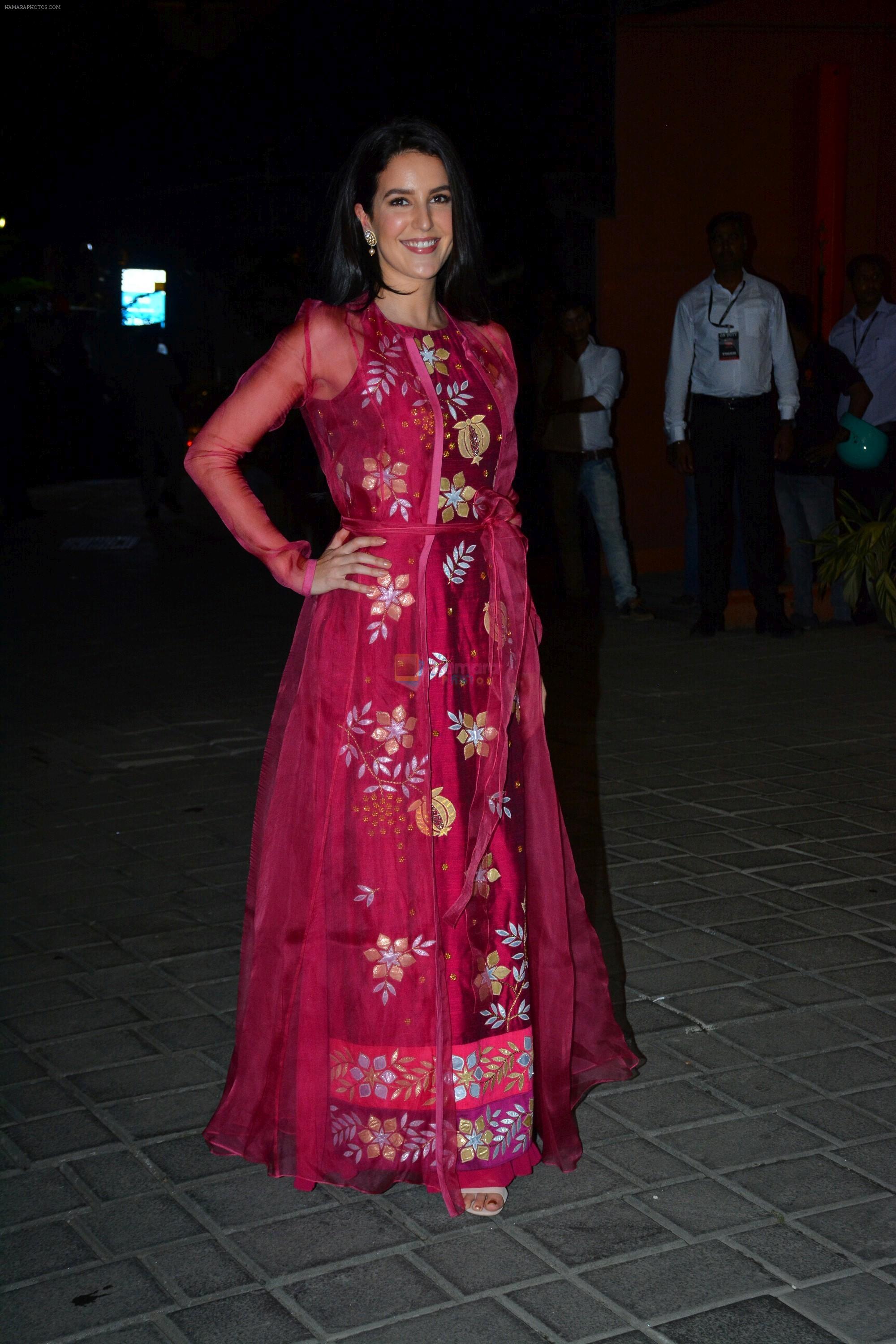 Isabel Kaif at Ganpati celebrations in Arpita Khan's home in khar on 13th Sept 2018