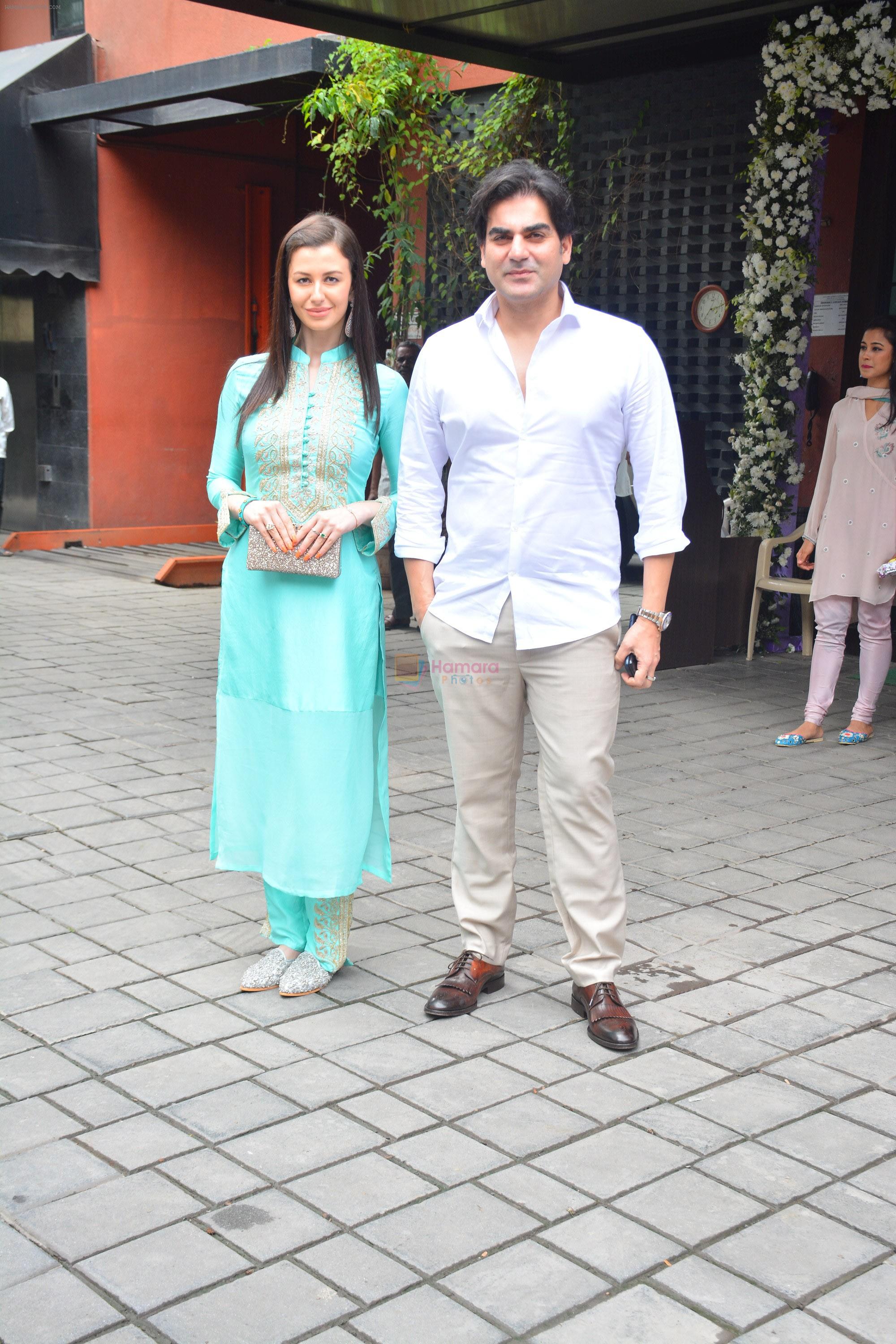 Arbaaz Khan at Arpita Khan's Ganpati Immersion at bandra on 14th Sept 2018