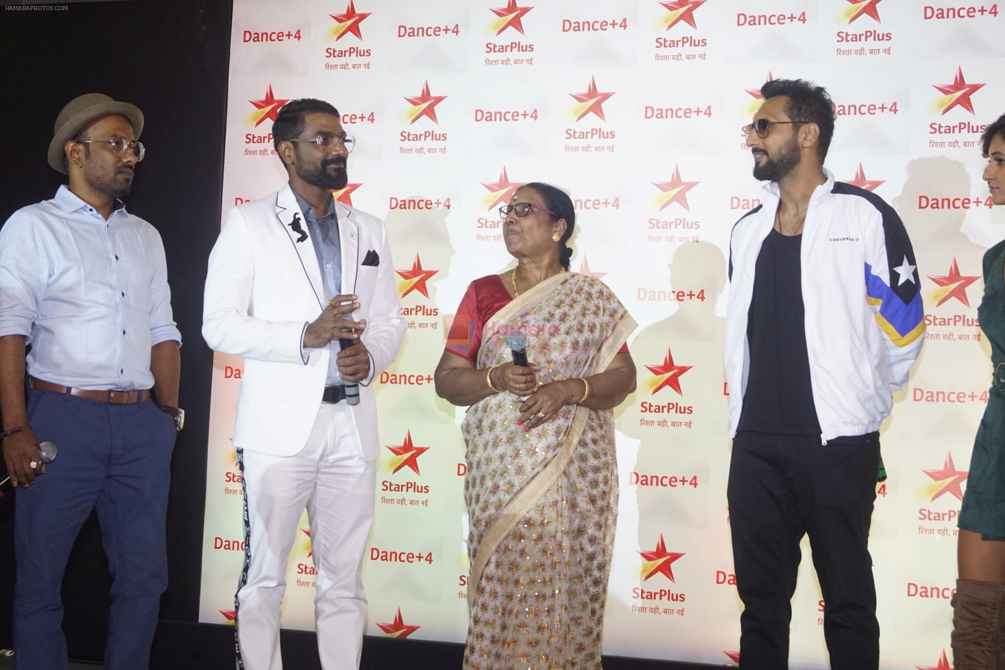 Remo D Souza, Punit Pathak,Dharmesh at the Media Interaction for Dance Plus Season 4 on 18th Sept 2018